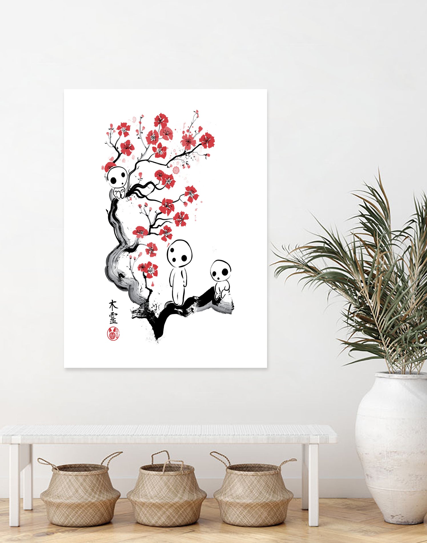 Little forest spirits by Antonio Camarena on GIANT ART - white digital painting