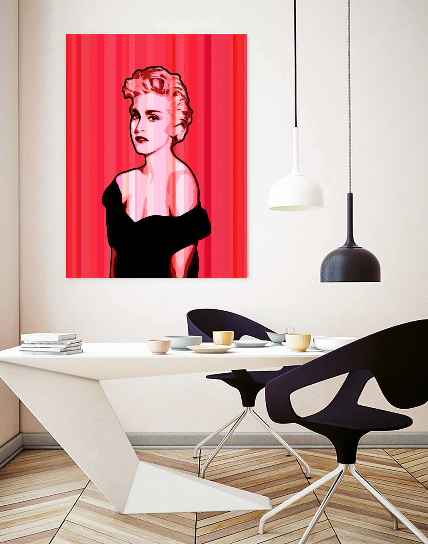 Madonna | Pop Art by William Cuccio on GIANT ART - pink digital painting