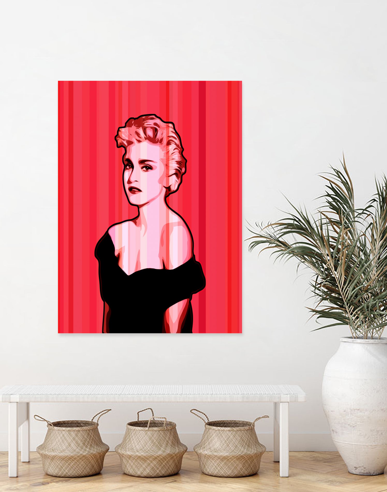 Madonna | Pop Art by William Cuccio on GIANT ART - pink digital painting