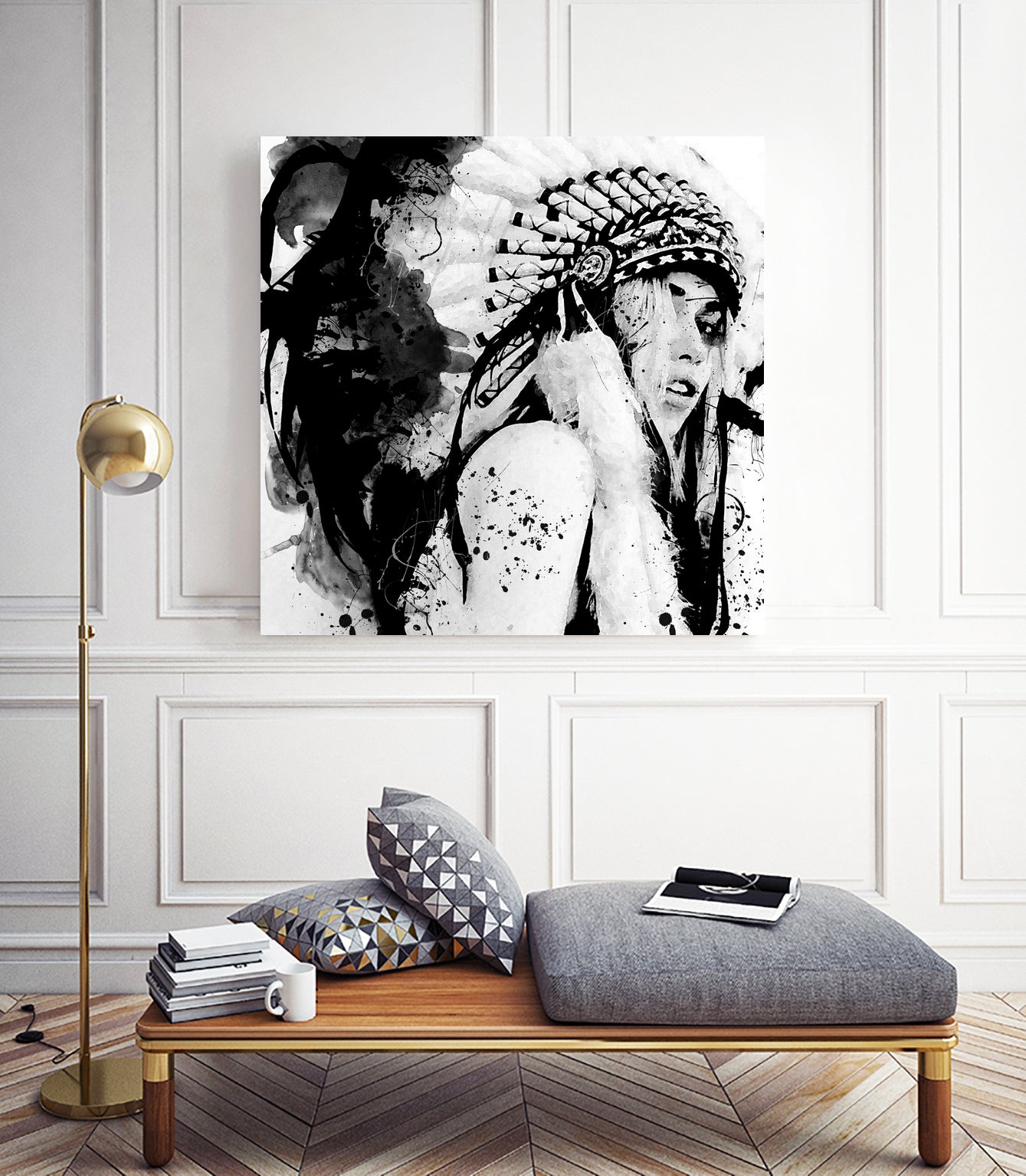 native 2 by David Haddock on GIANT ART - black digital painting