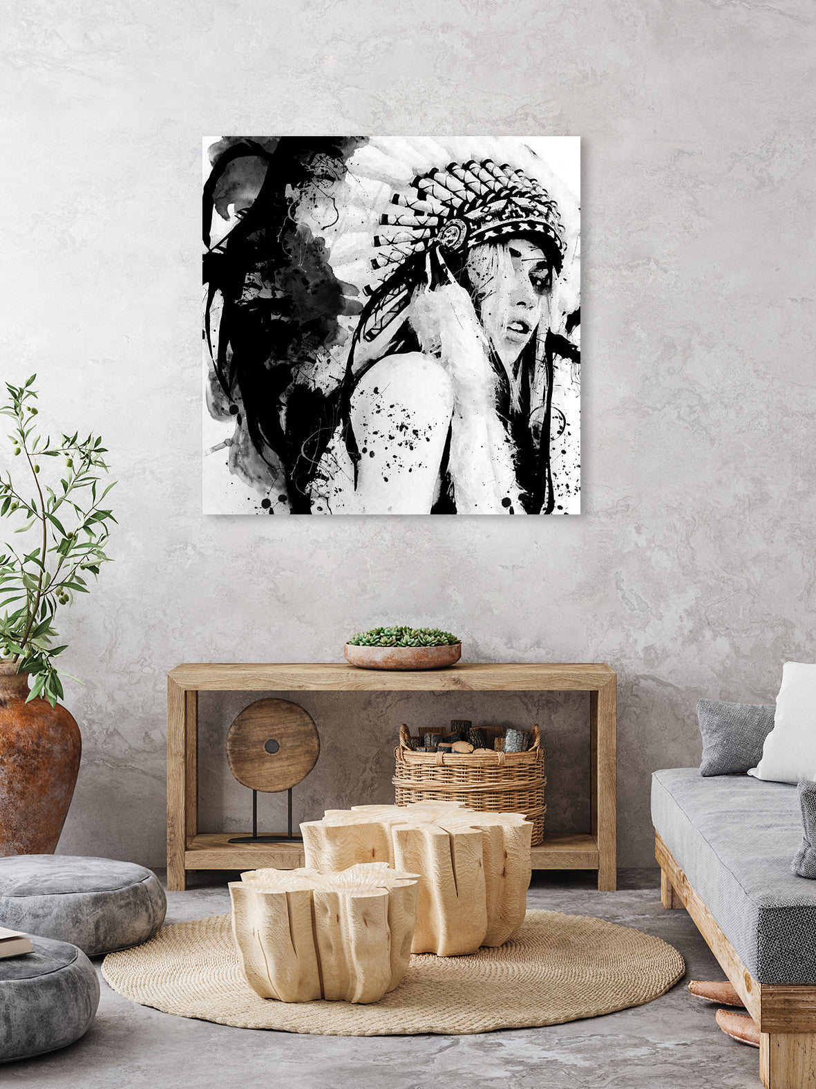 native 2 by David Haddock on GIANT ART - black digital painting