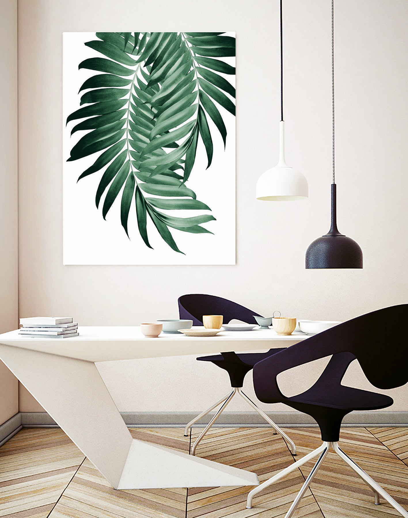 Palm Leaves Tropical Green Vibes #4 #tropical #decor #art by Anita & Bella Jantz on GIANT ART - green photo illustration
