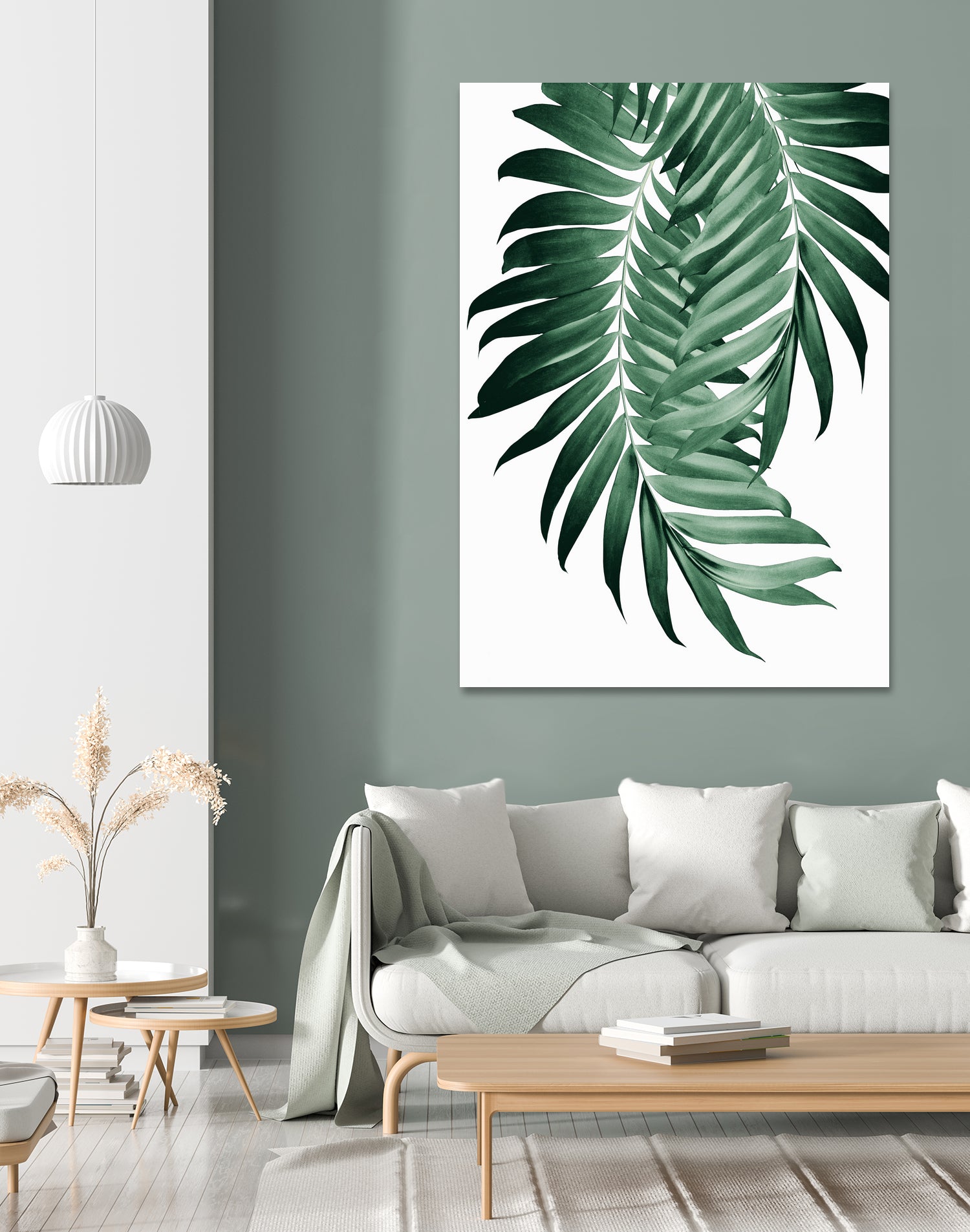 Palm Leaves Tropical Green Vibes #4 #tropical #decor #art by Anita & Bella Jantz on GIANT ART - green photo illustration