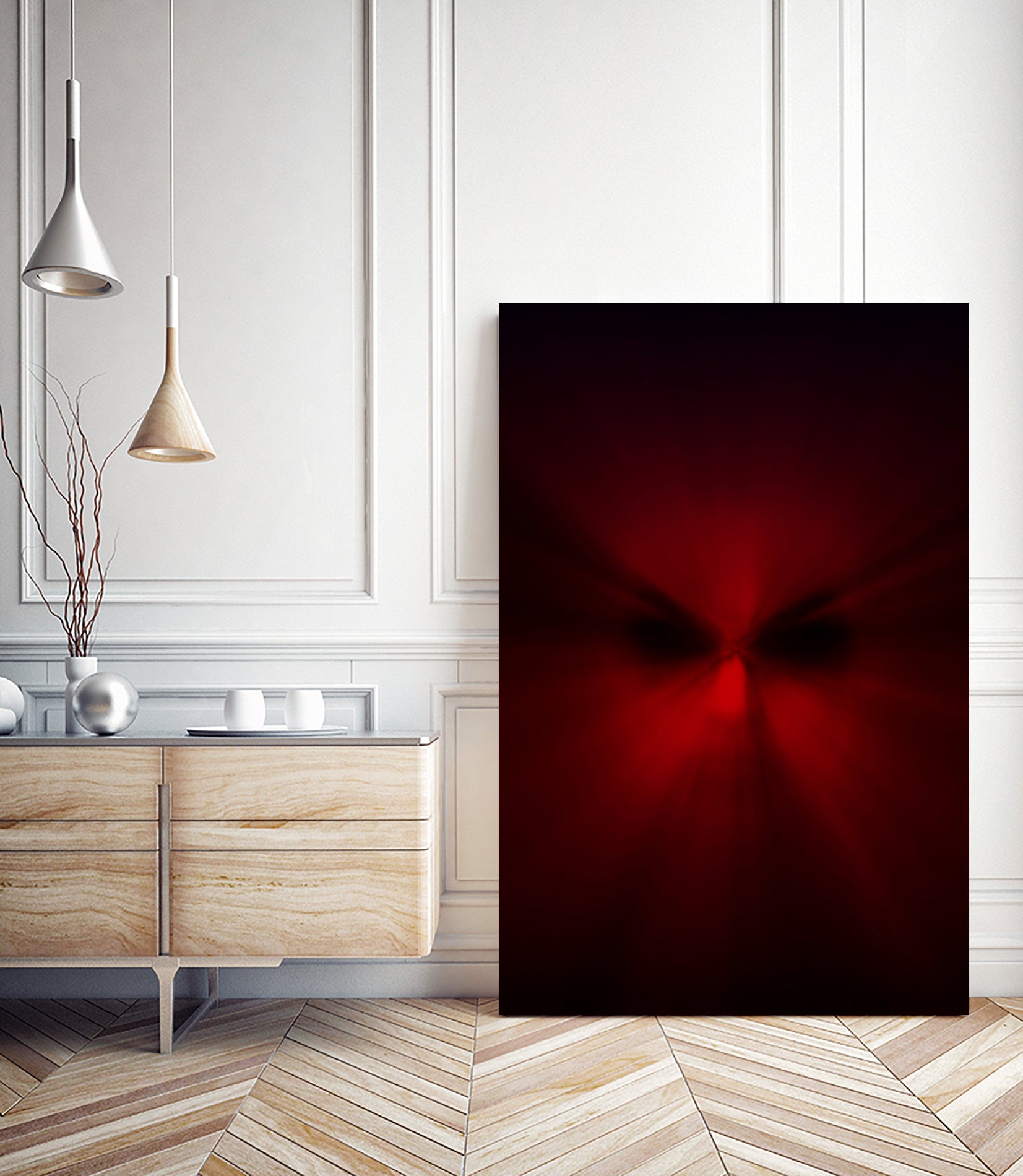 Blood Light by Anton Kalinichev on GIANT ART - red digital painting