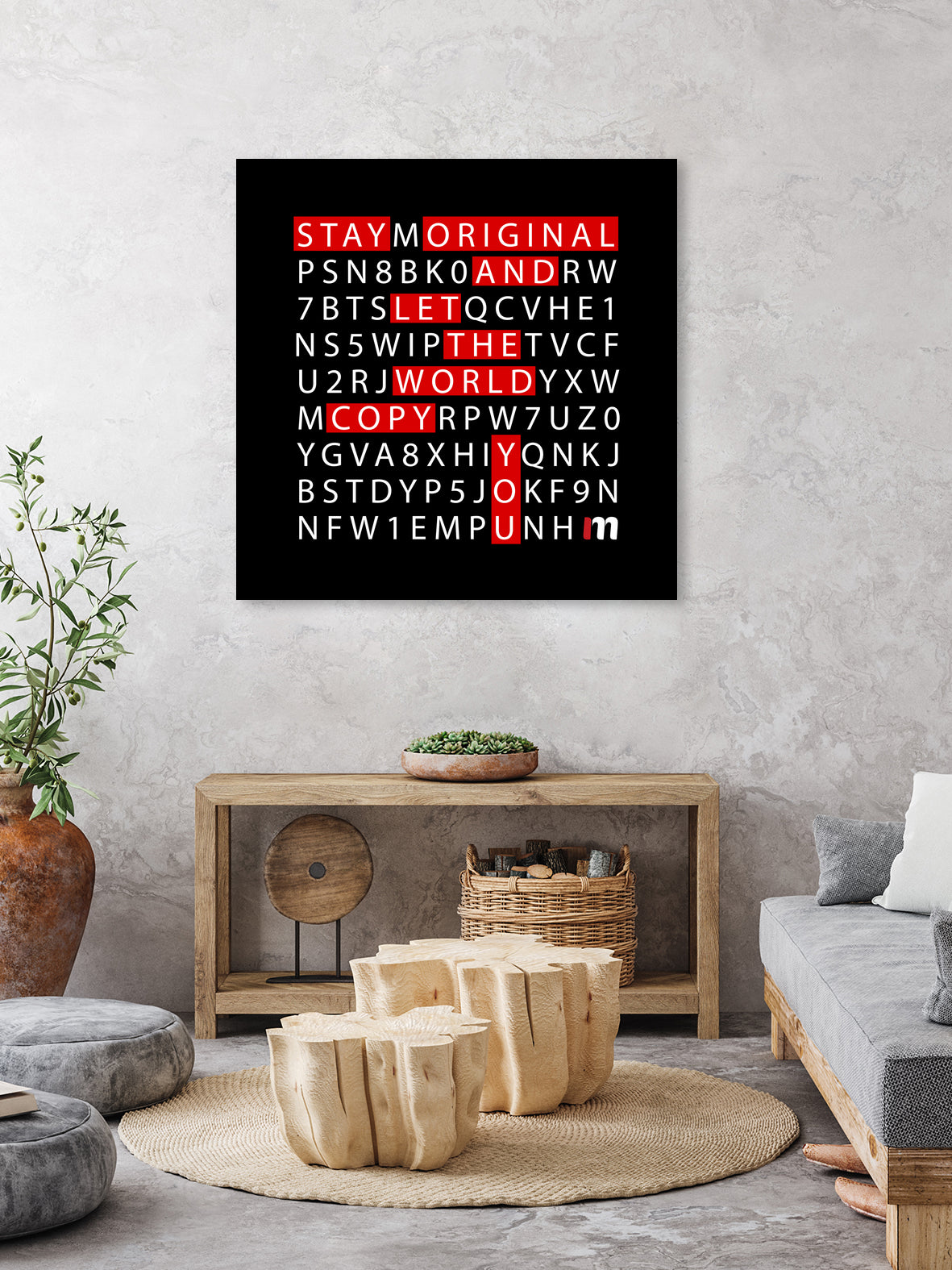 Stay Original by Mariana Angelova on GIANT ART - black typography