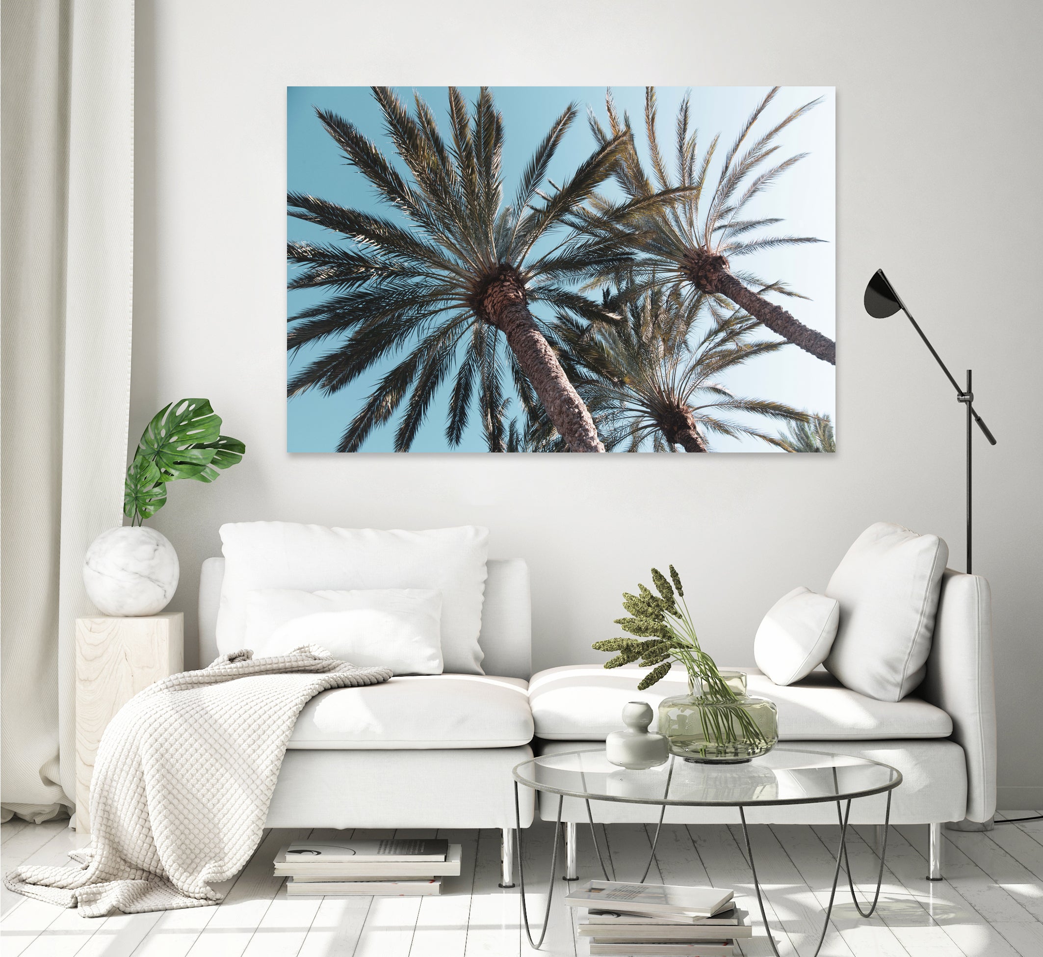 Palm Trees Bliss 1 by Anitas Bellas Art on GIANT ART - coastal