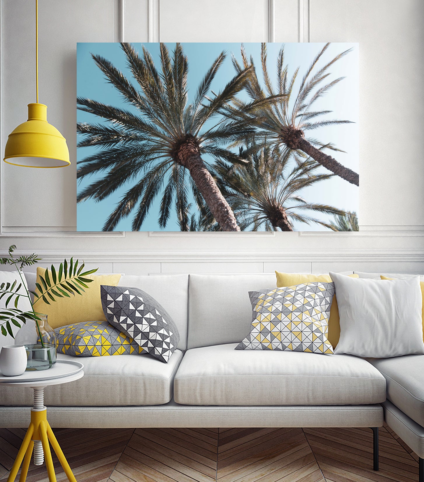 Palm Trees Bliss 1 by Anitas Bellas Art on GIANT ART - coastal