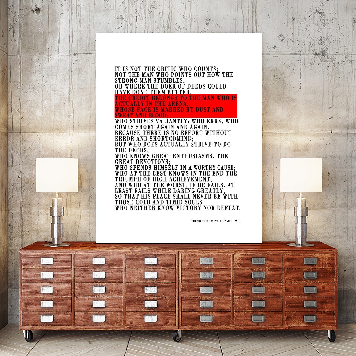 The Man in the Arena by Donna Carter on GIANT ART - black photo illustration