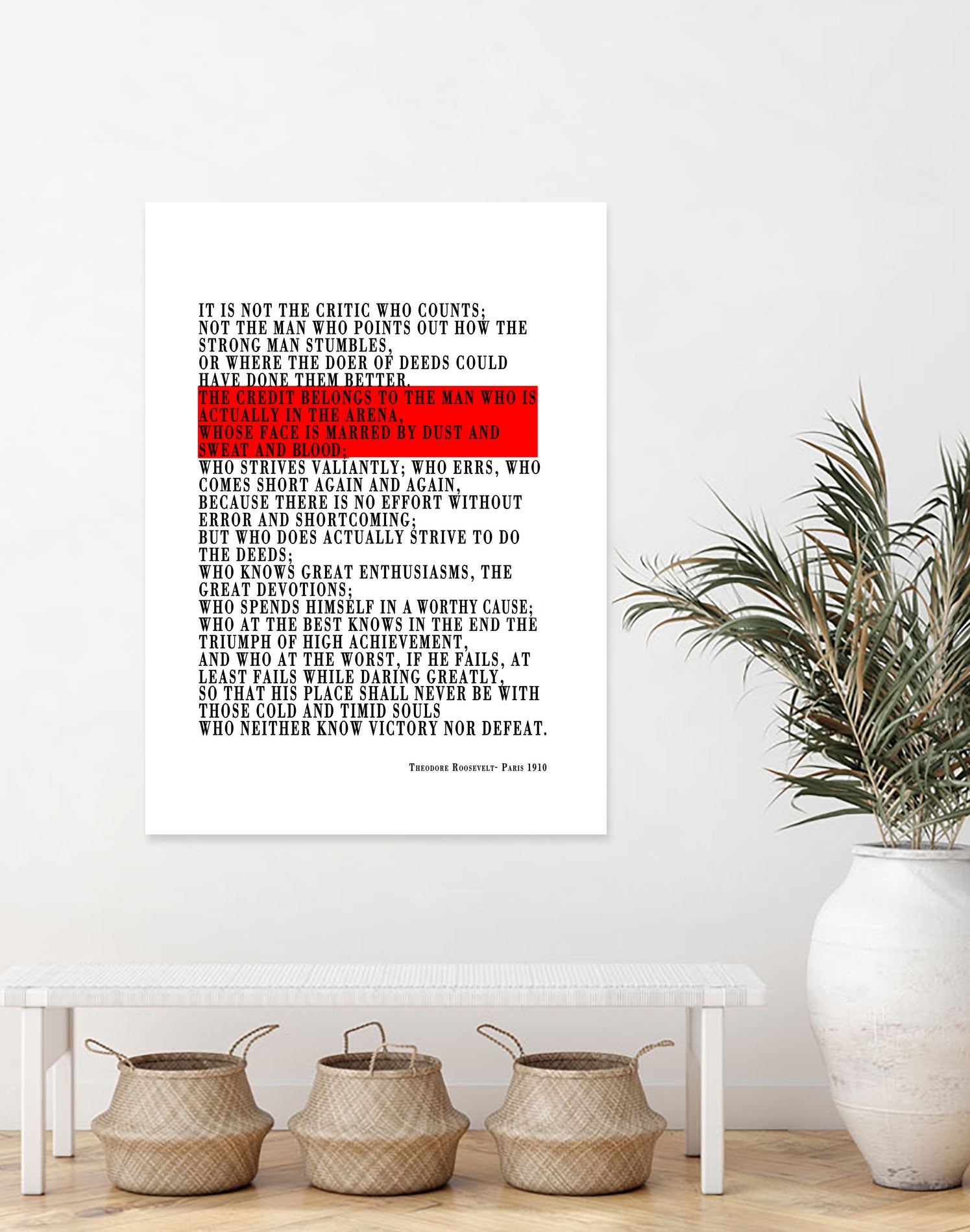 The Man in the Arena by Donna Carter on GIANT ART - black photo illustration