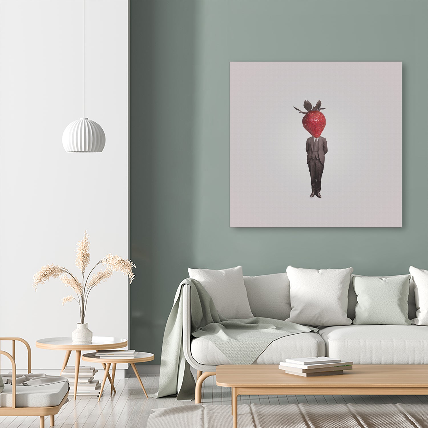 Strawberry Mugshot by Isa Valimaki on GIANT ART - red photo manipulation