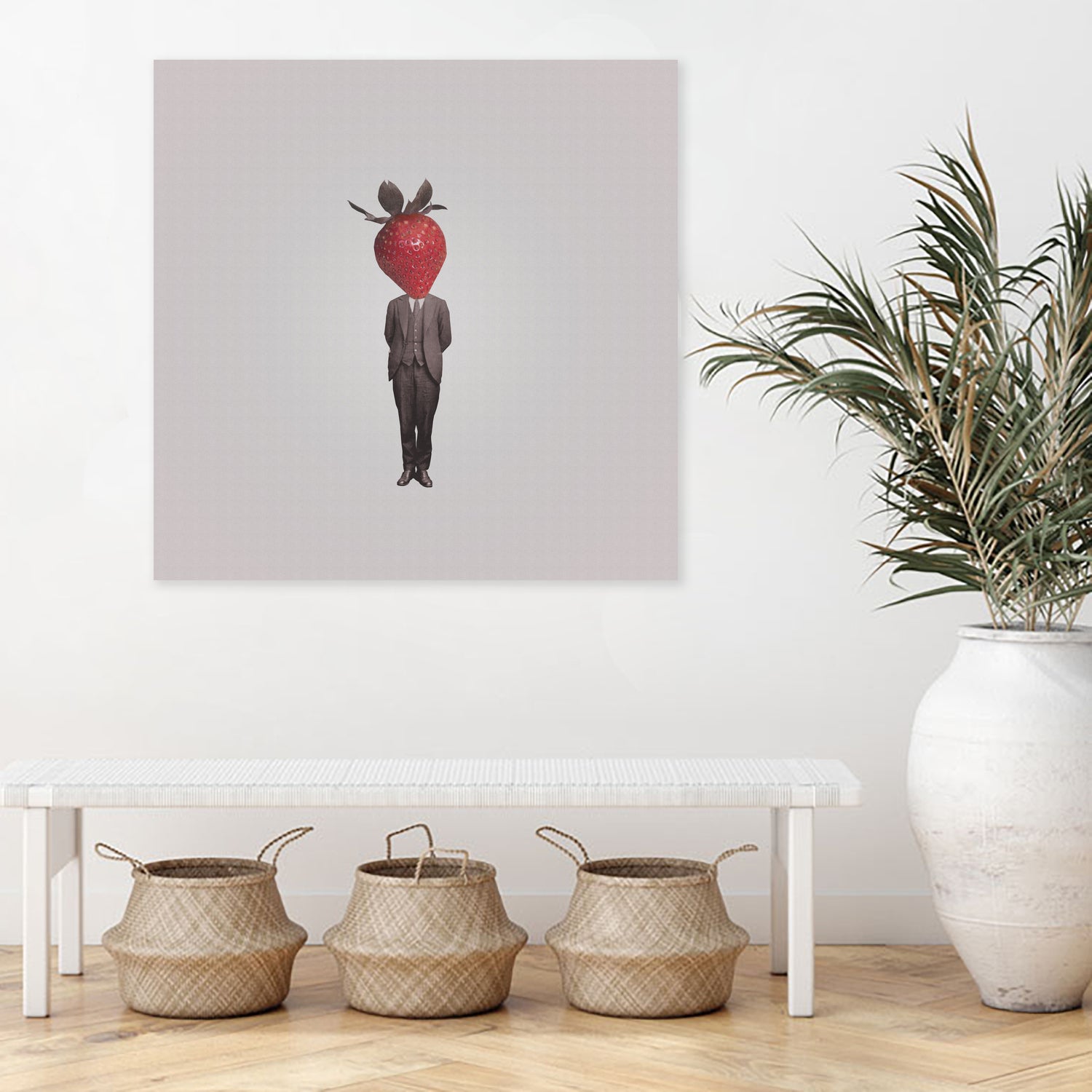 Strawberry Mugshot by Isa Valimaki on GIANT ART - red photo manipulation