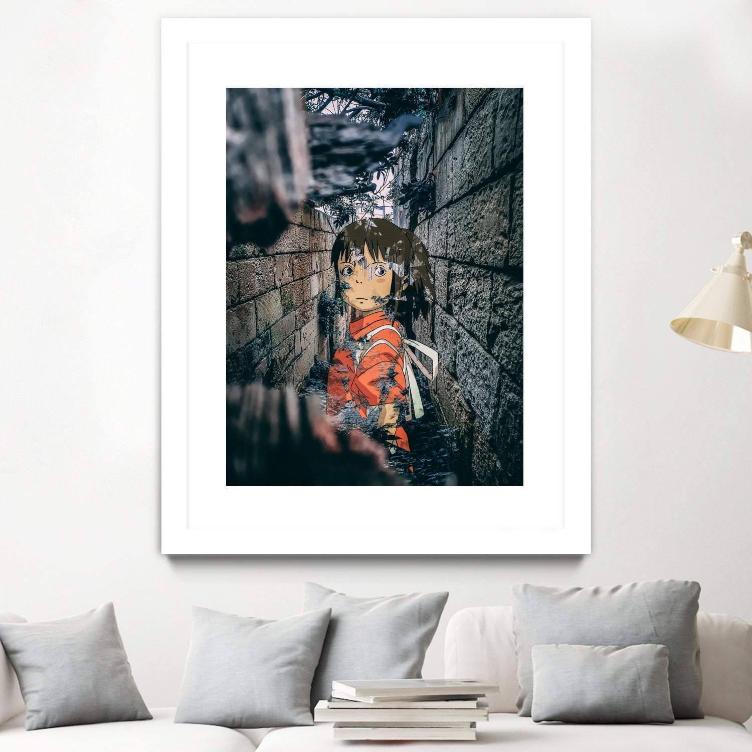 Disappearing by David Kostap on GIANT ART - red photo illustration