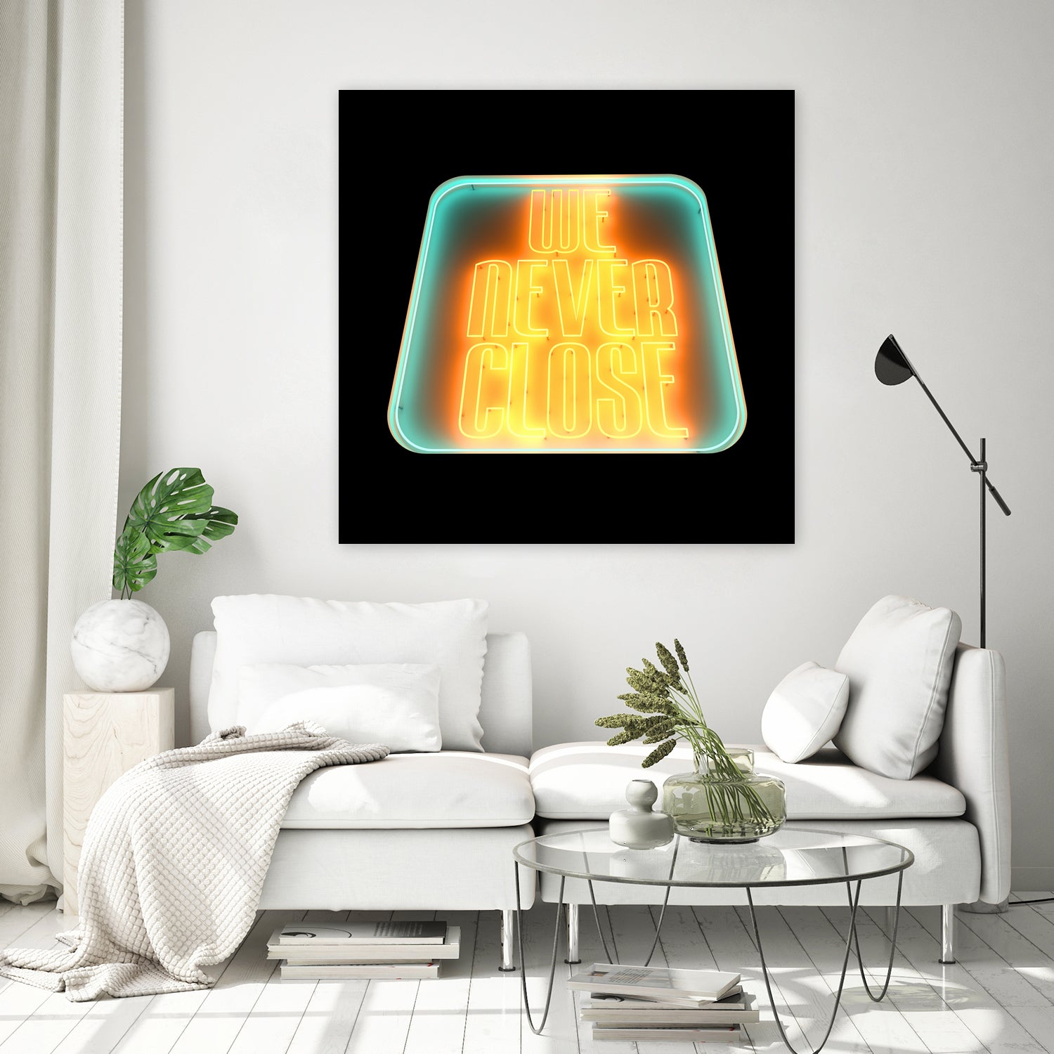 We never close by Ömer Korkmaz on GIANT ART - black 3d art