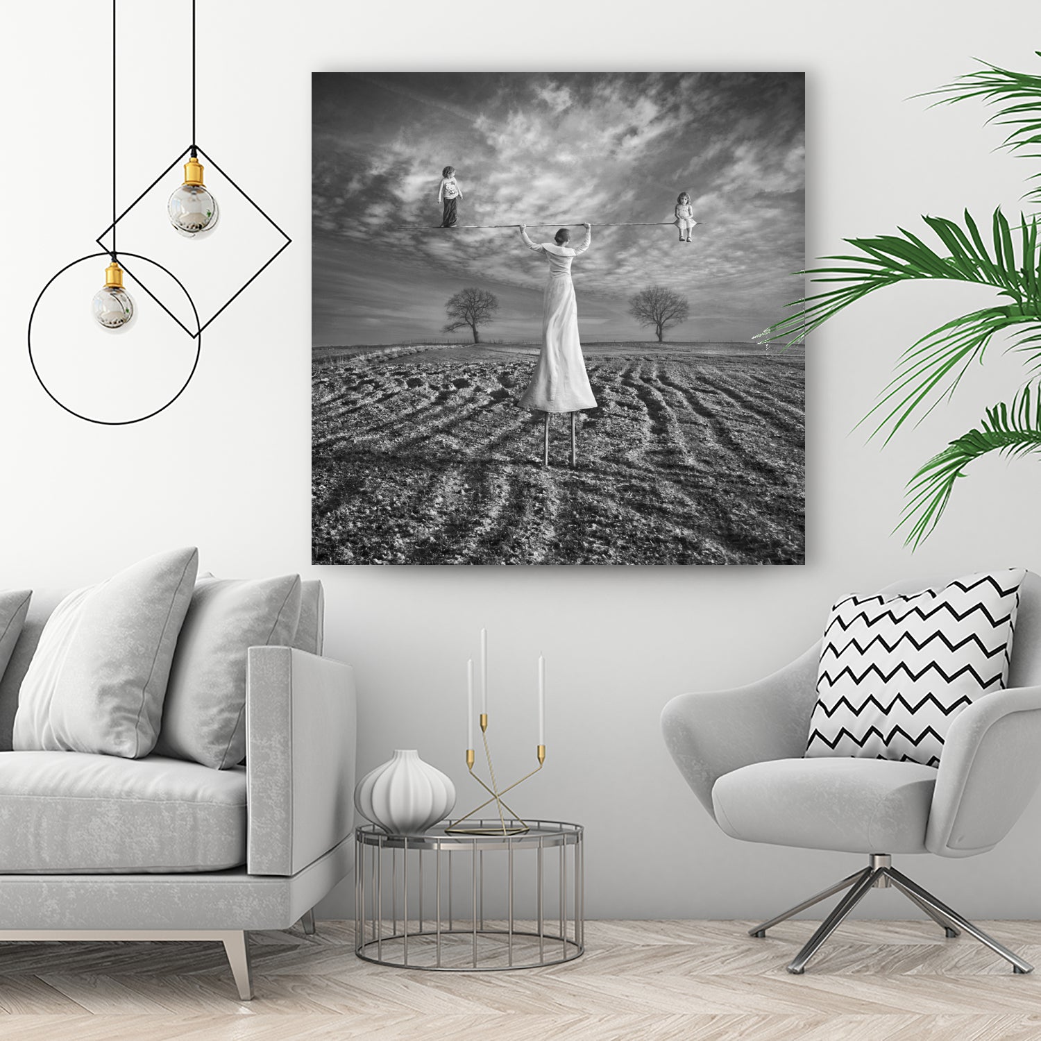 Motherhood 2 by Dariusz Klimczak on GIANT ART - gray photo illustration