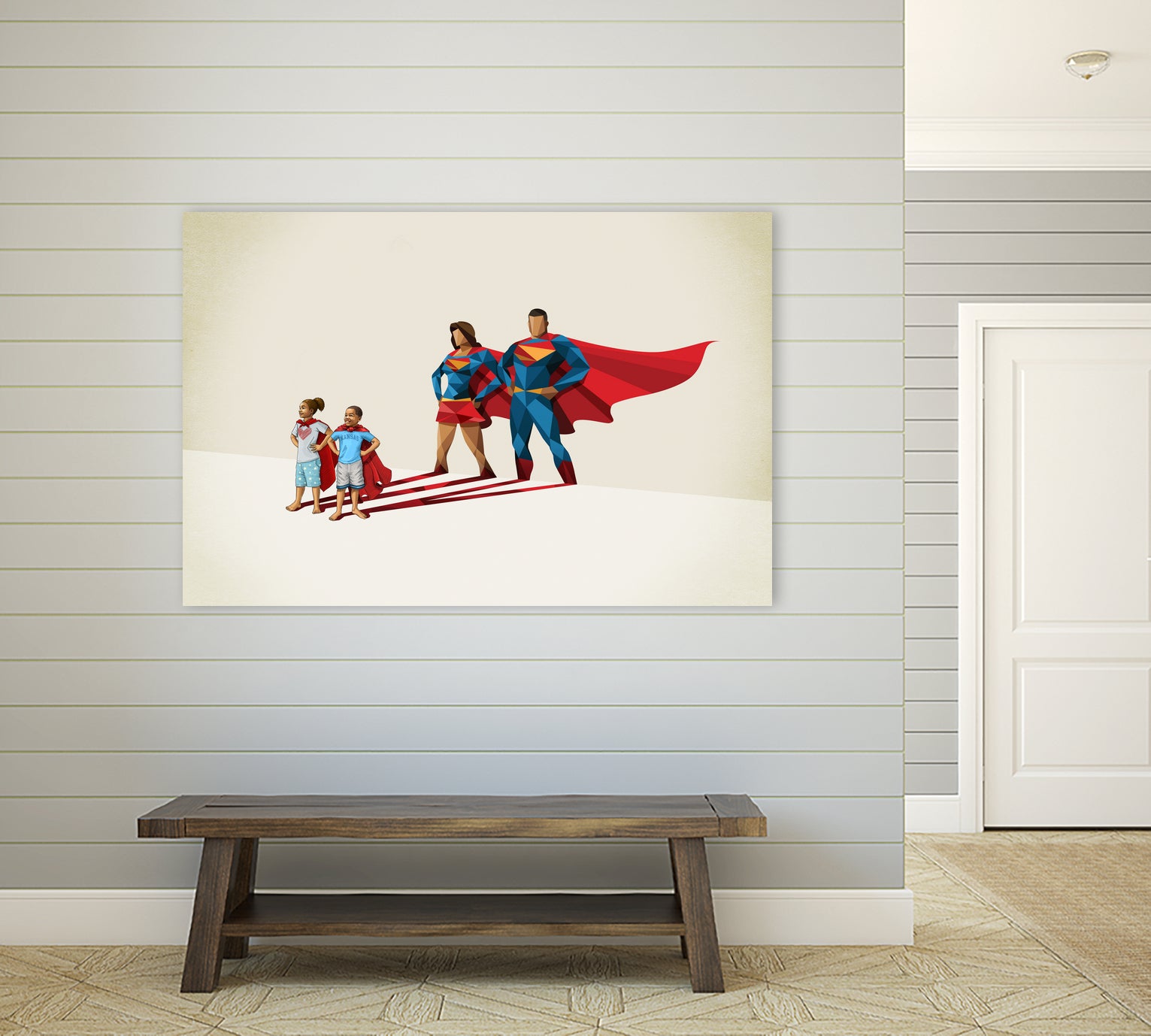 Family Traits by Jason Ratliff on GIANT ART - red digital painting