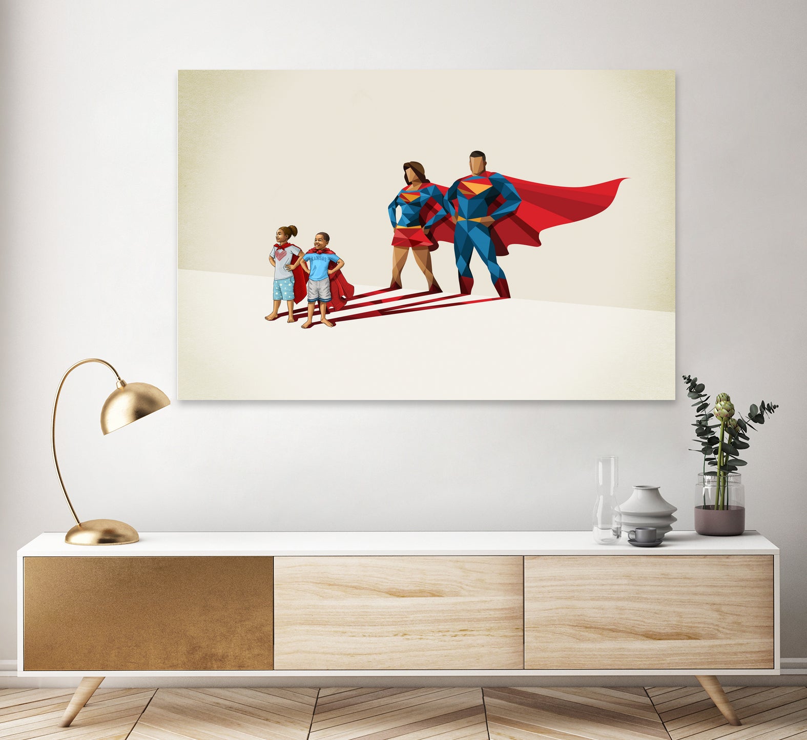 Family Traits by Jason Ratliff on GIANT ART - red digital painting