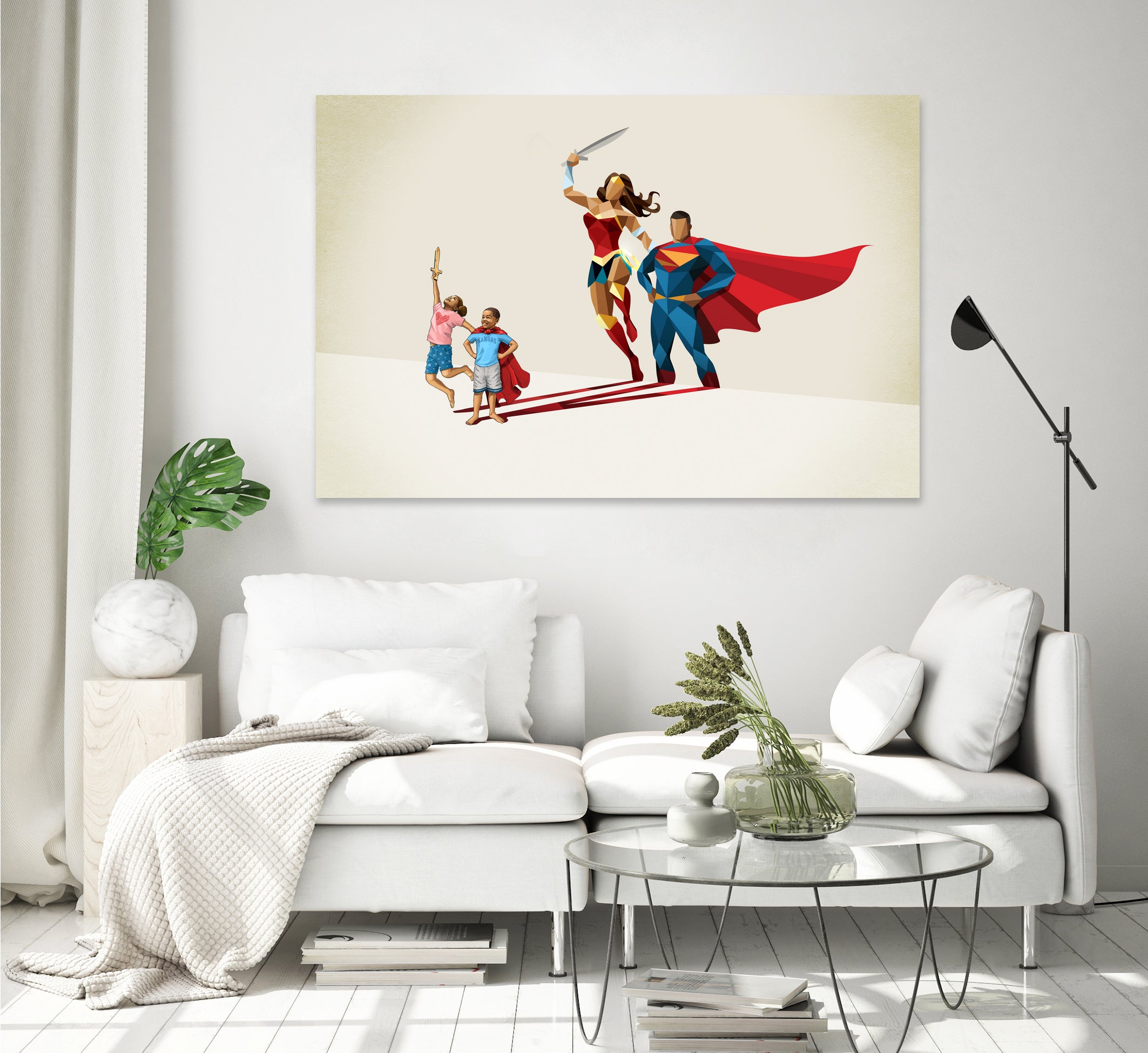 Little League by Jason Ratliff on GIANT ART - red digital painting