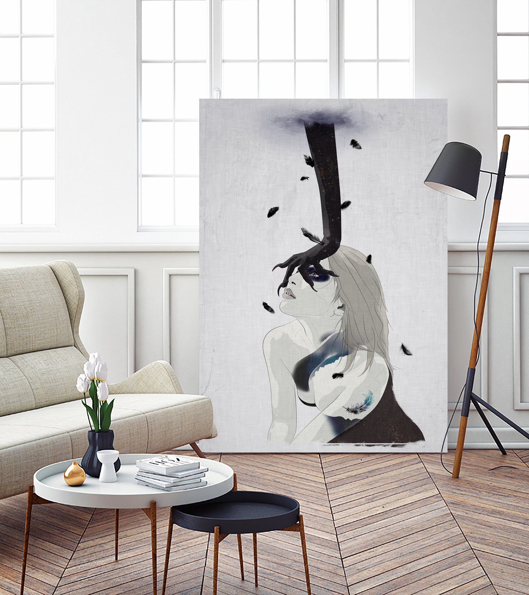 The Hand by Yuichi Suzuki on GIANT ART - black digital drawing