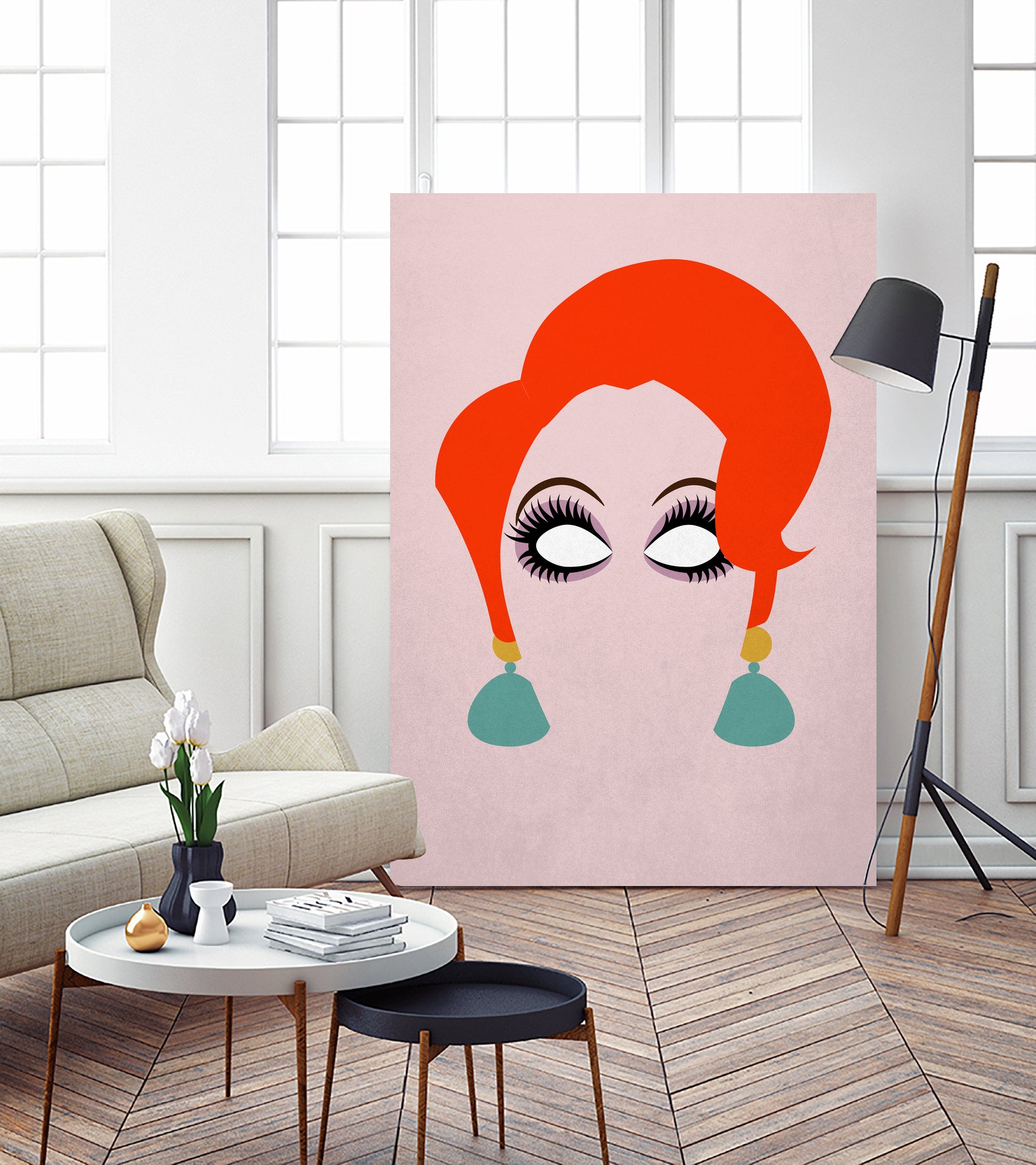 Madame Medusa by Giovanna Mariath on GIANT ART - pink digital drawing