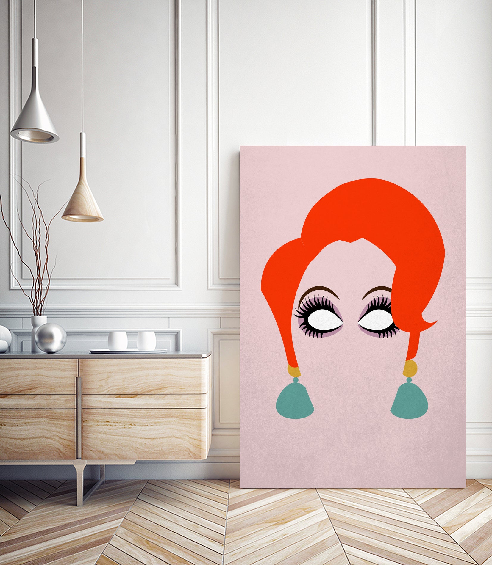 Madame Medusa by Giovanna Mariath on GIANT ART - pink digital drawing