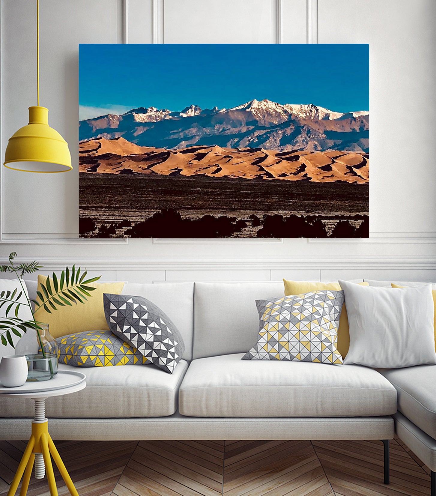 Sand Dunes Early Morning by Tim Loomis on GIANT ART - blue photo manipulation