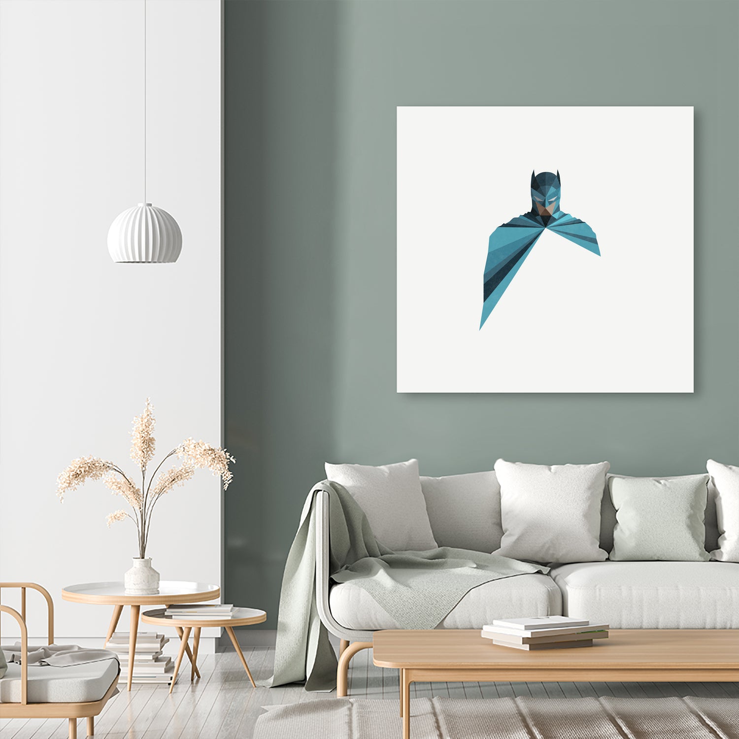 Dark as Knight by Jason Ratliff on GIANT ART - blue vector illustration