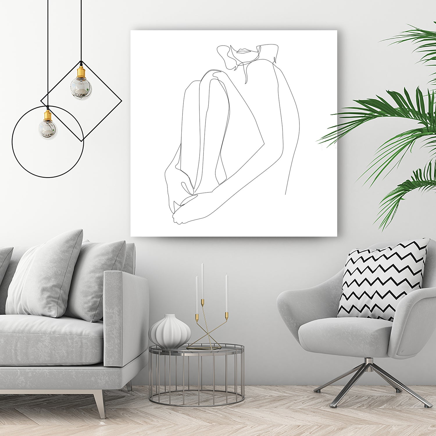 SACRAMENT - single line art by Andrew Strugallo on GIANT ART - white vector illustration