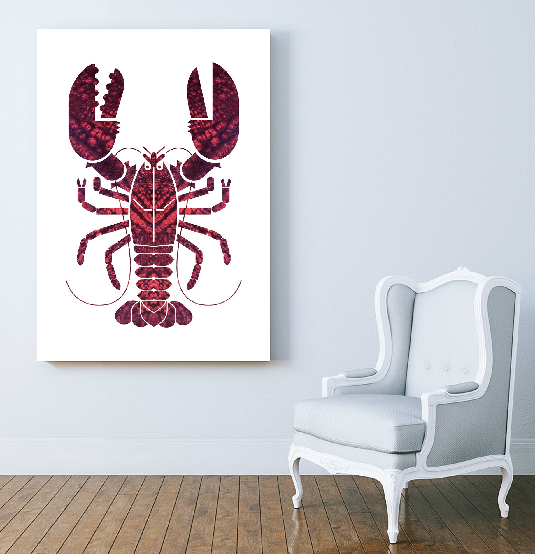 American Lobster by Scott Partridge on GIANT ART - red vector illustration