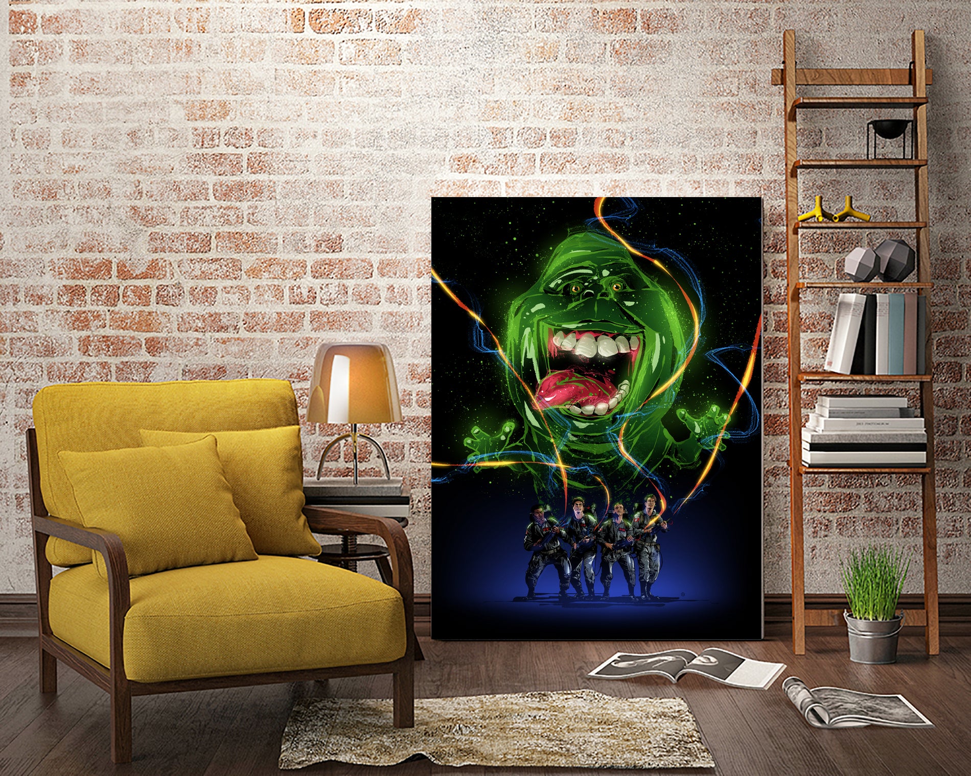 Ghostbusters by Nikita Abakumov on GIANT ART - black digital painting