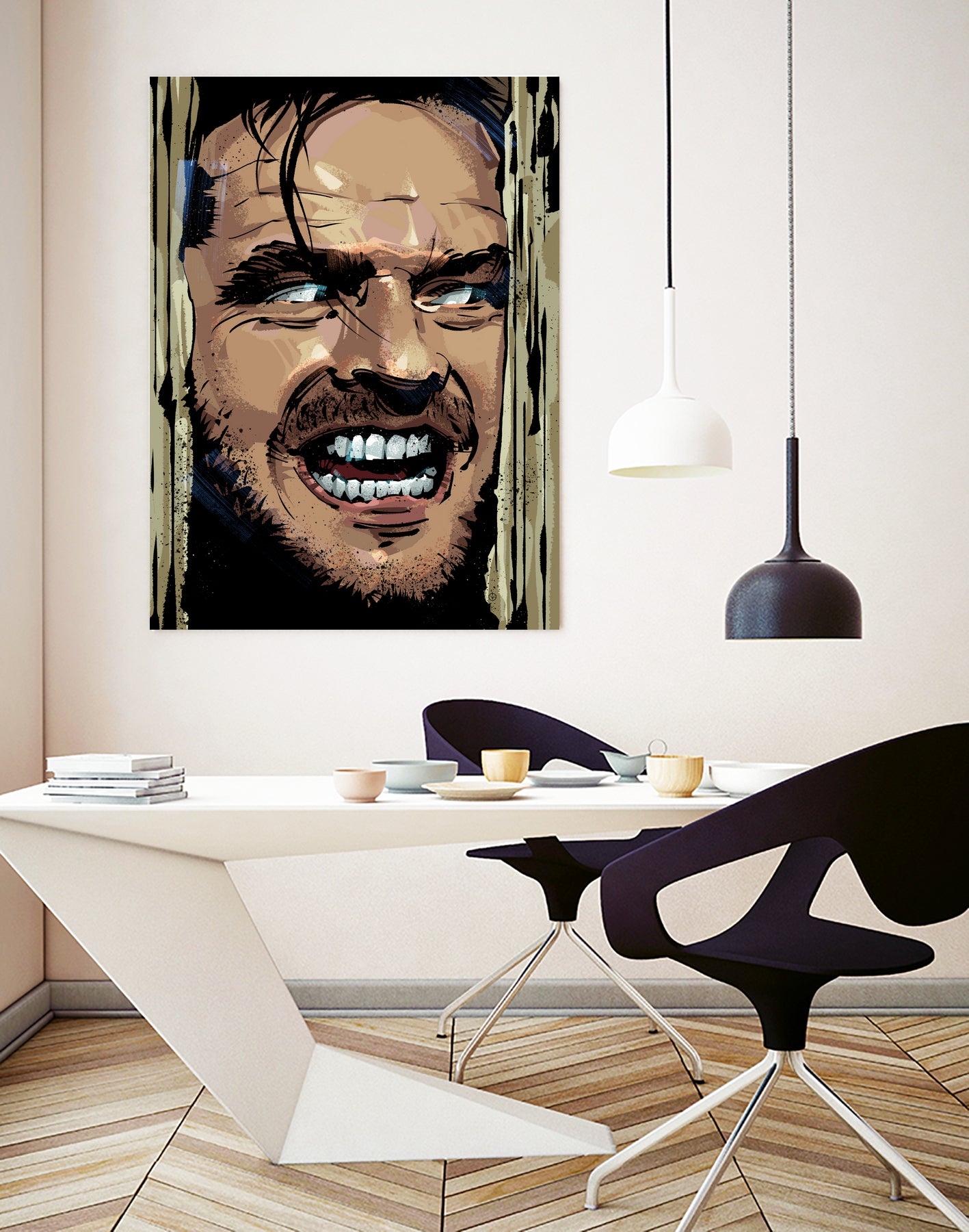 The Shining by Nikita Abakumov on GIANT ART - yellow digital painting