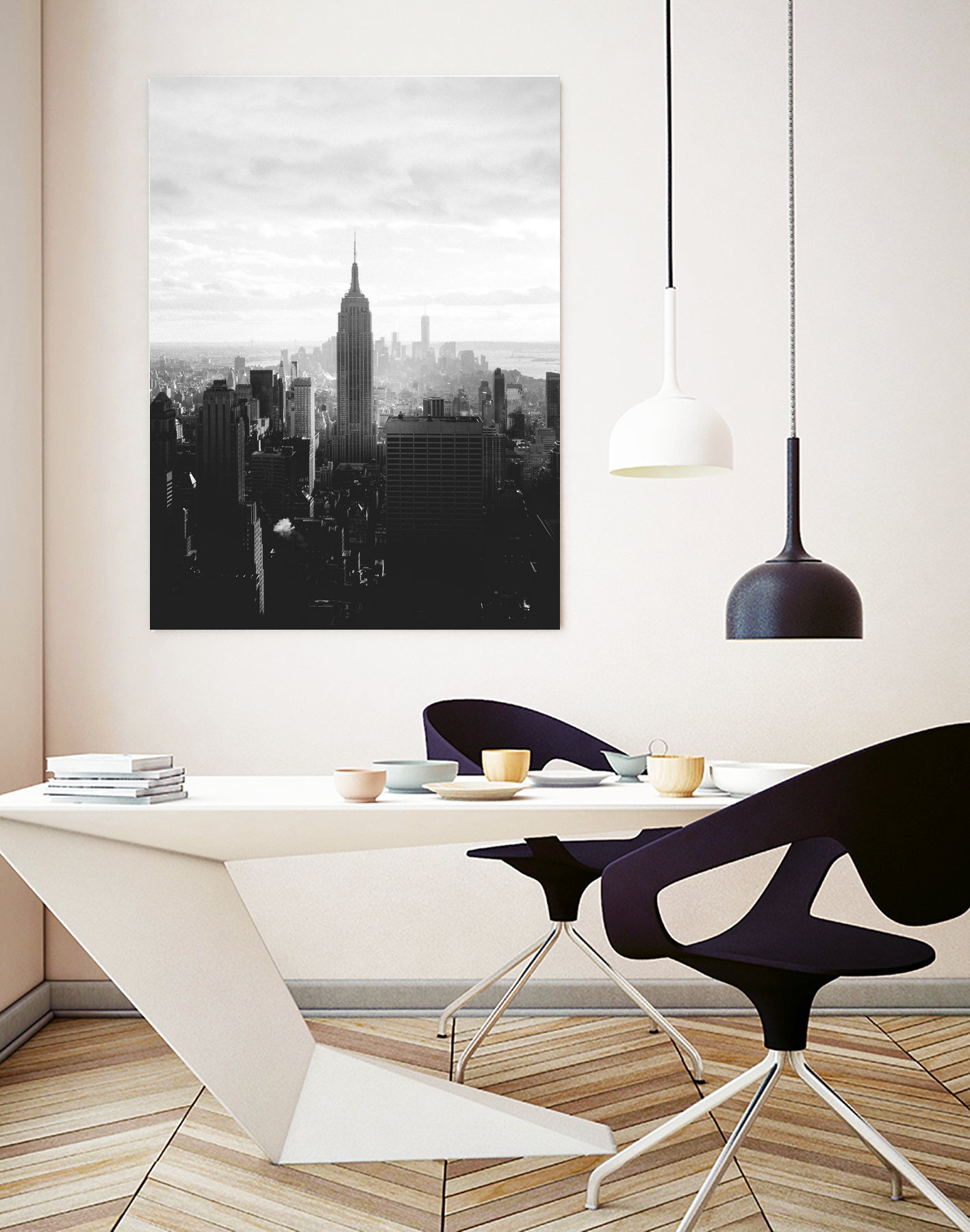 NYC-empire-state-01 by Nikita Abakumov on GIANT ART - gray photo manipulation