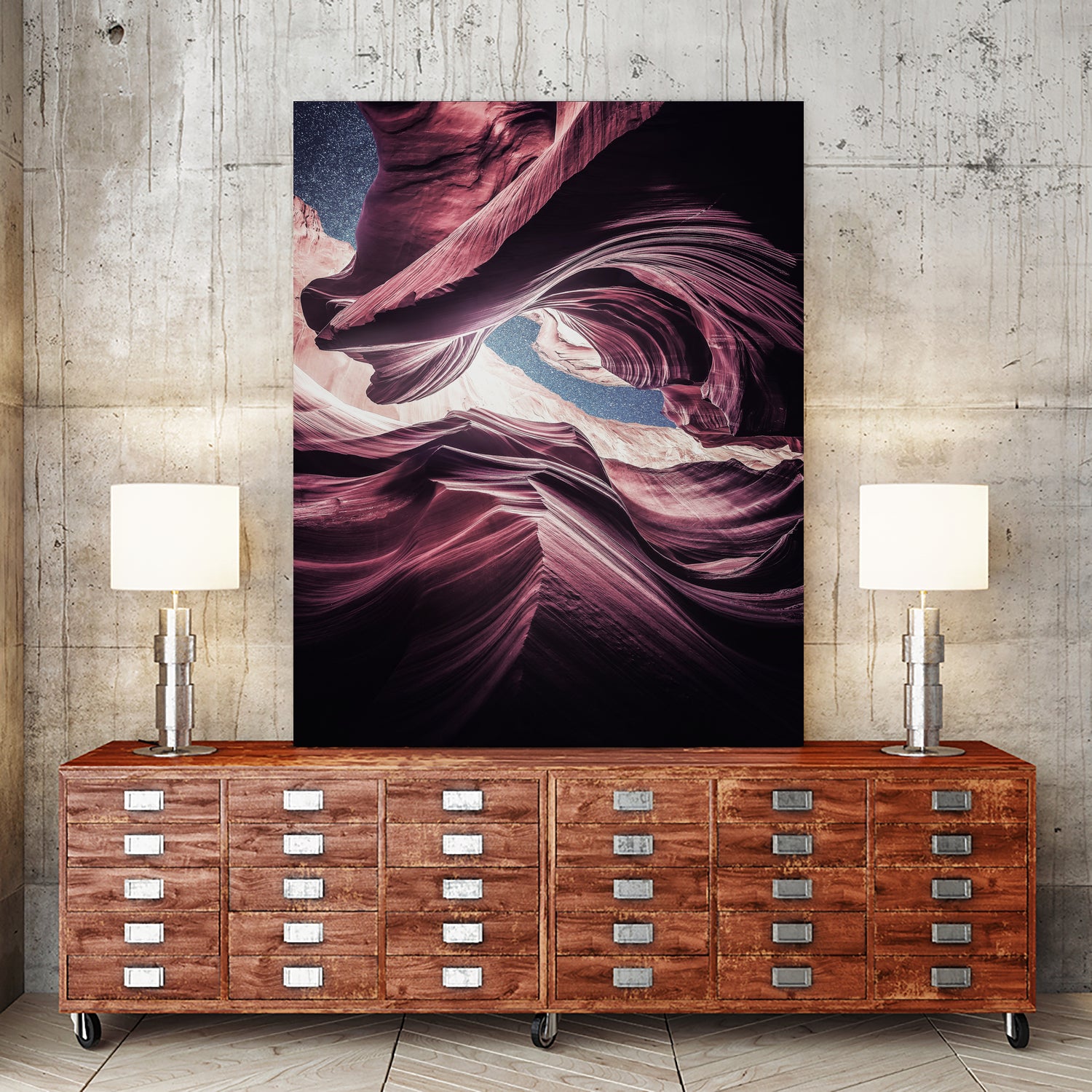 nature-23 by Nikita Abakumov on GIANT ART - fuchsia mixed media