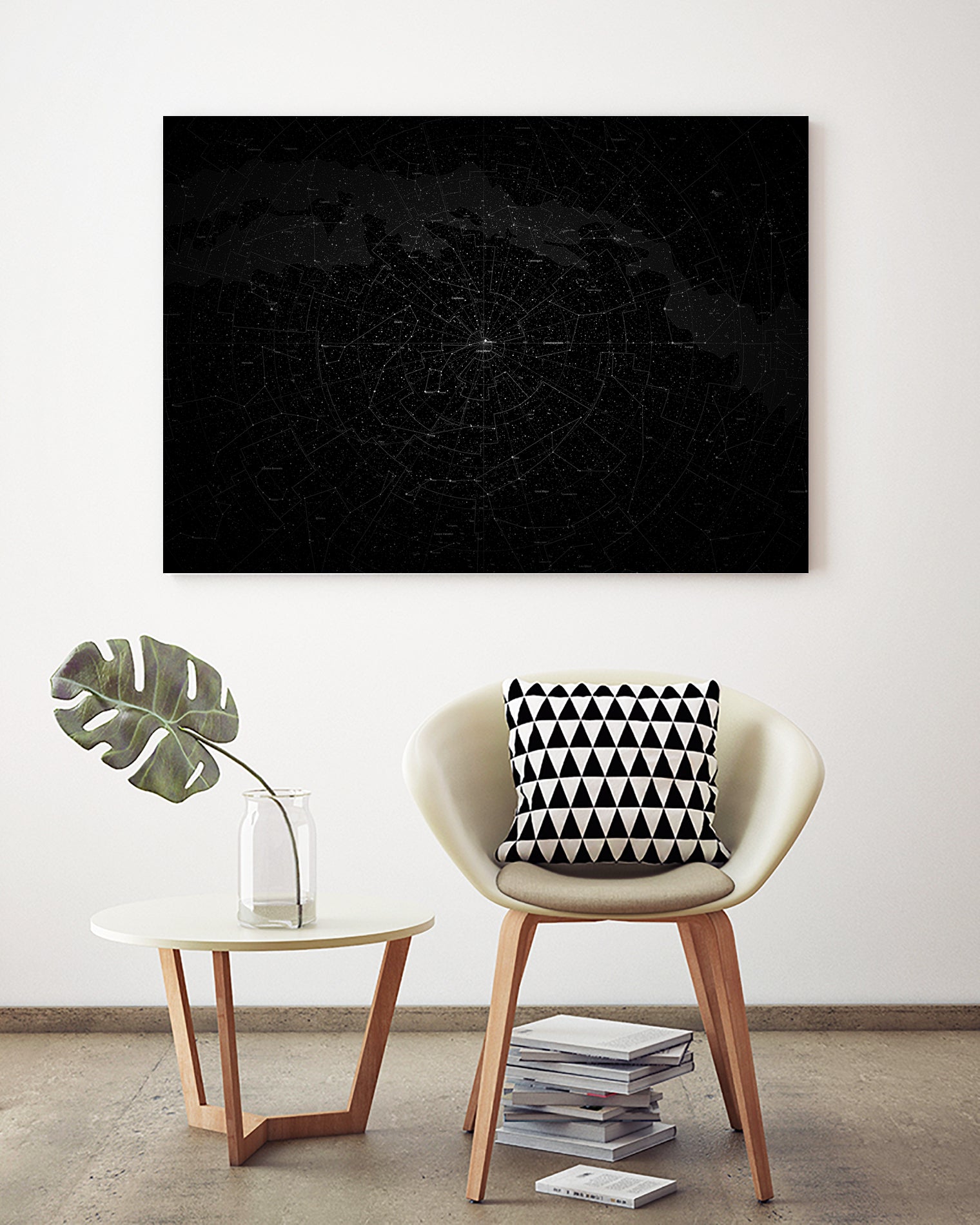Galaxy Map by Nikita Abakumov on GIANT ART - black mixed media