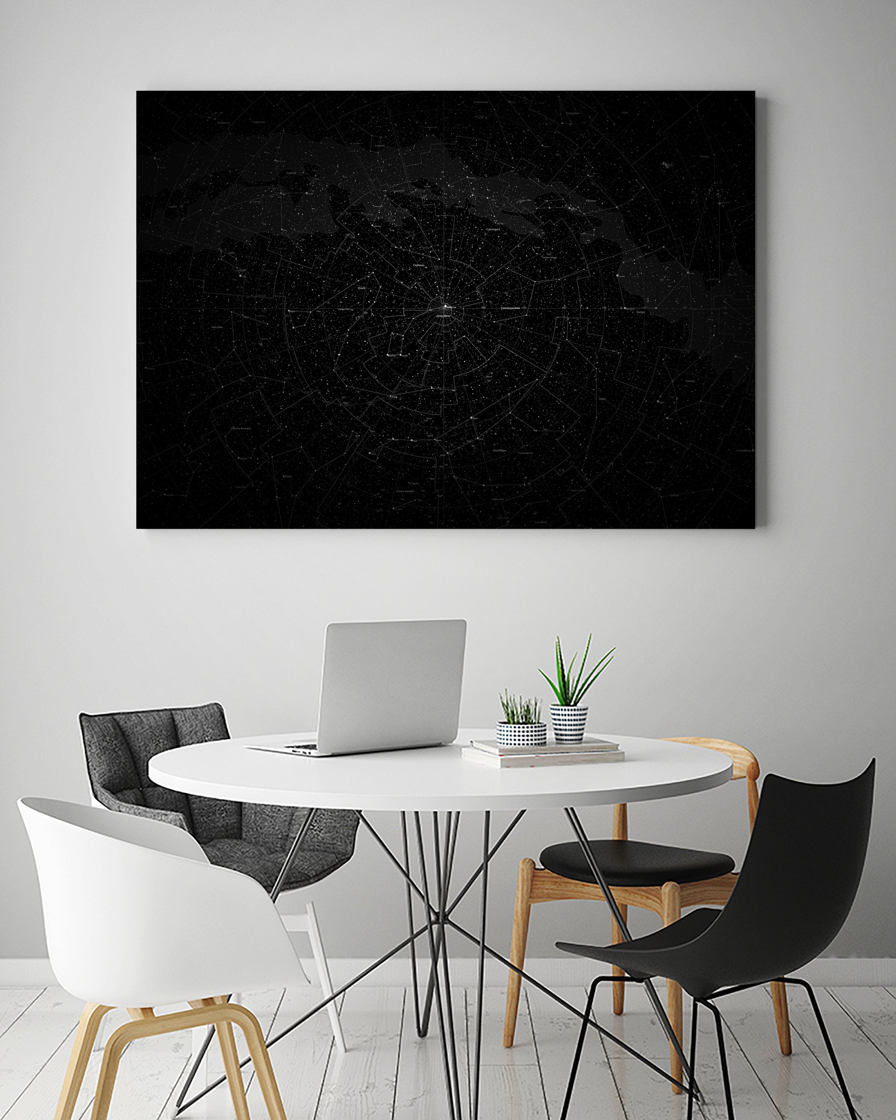 Galaxy Map by Nikita Abakumov on GIANT ART - black mixed media