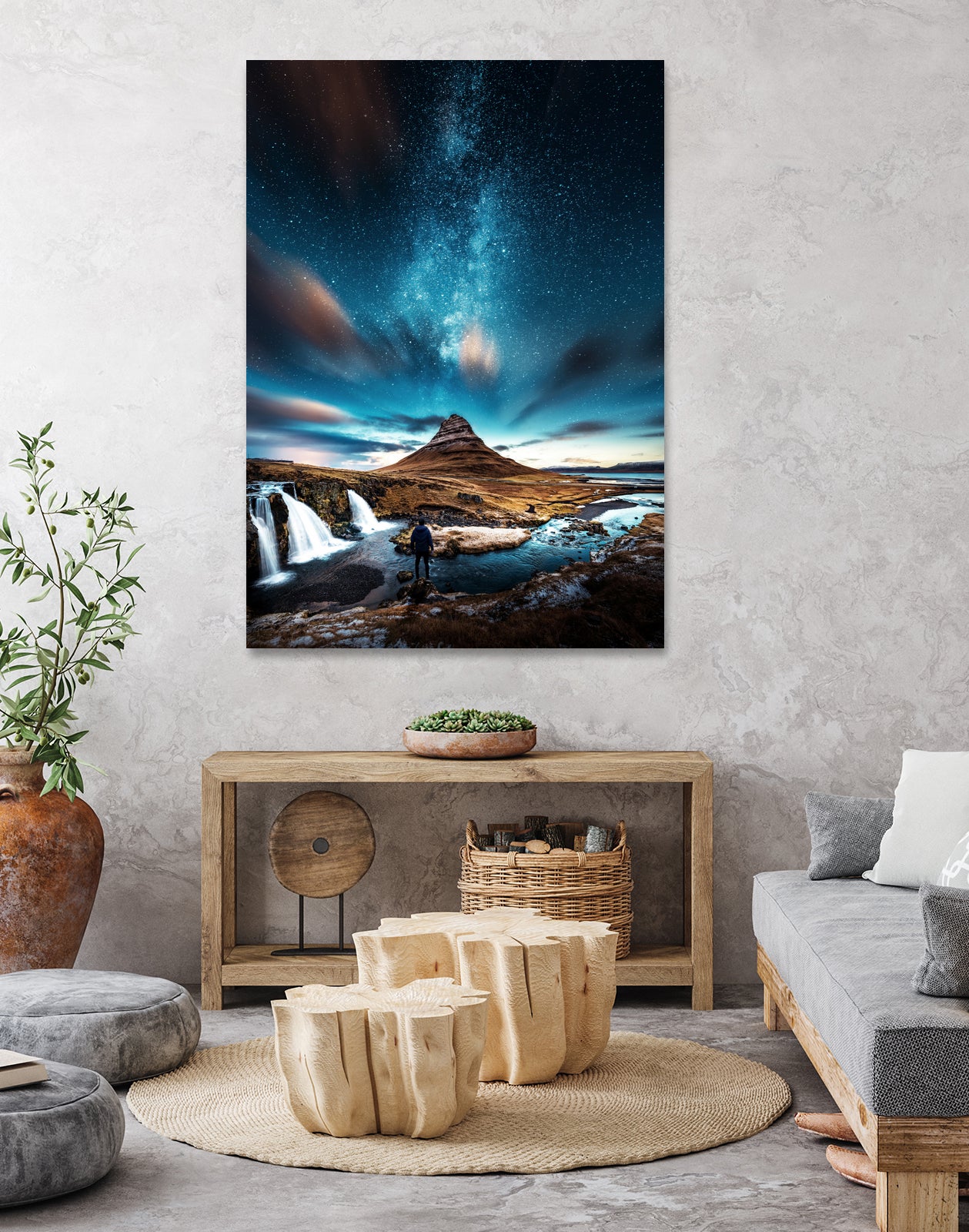 nature-37 by Nikita Abakumov on GIANT ART - blue mixed media