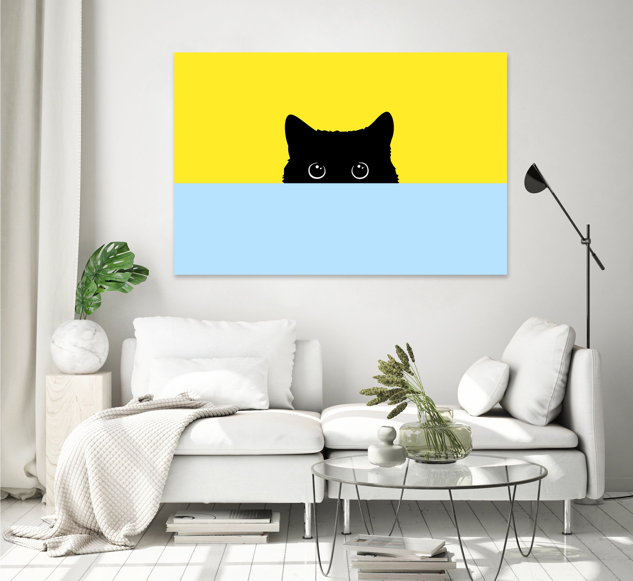 Kitty by Zelko Radic on GIANT ART - yellow character design