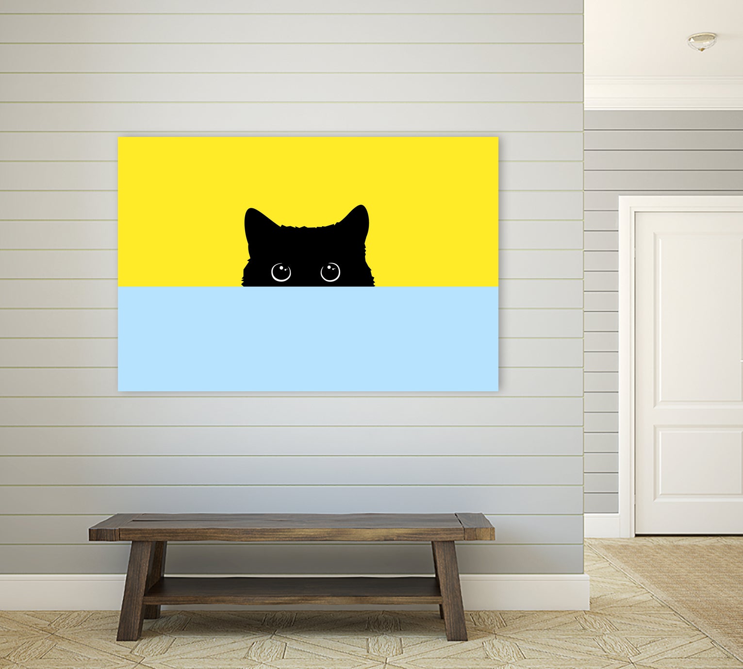 Kitty by Zelko Radic on GIANT ART - yellow character design