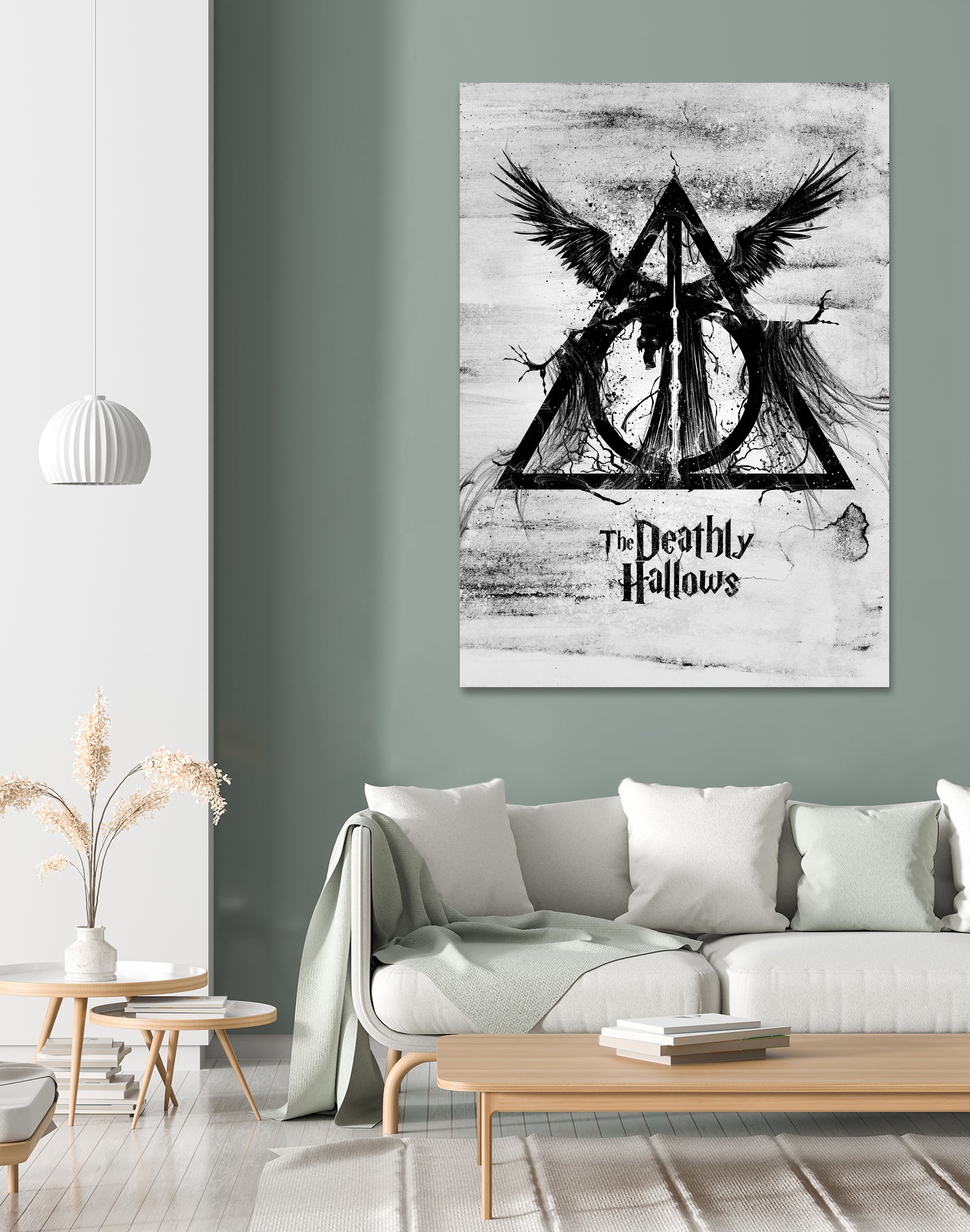 The Deathly Hallows by Nikita Abakumov on GIANT ART - gray digital painting