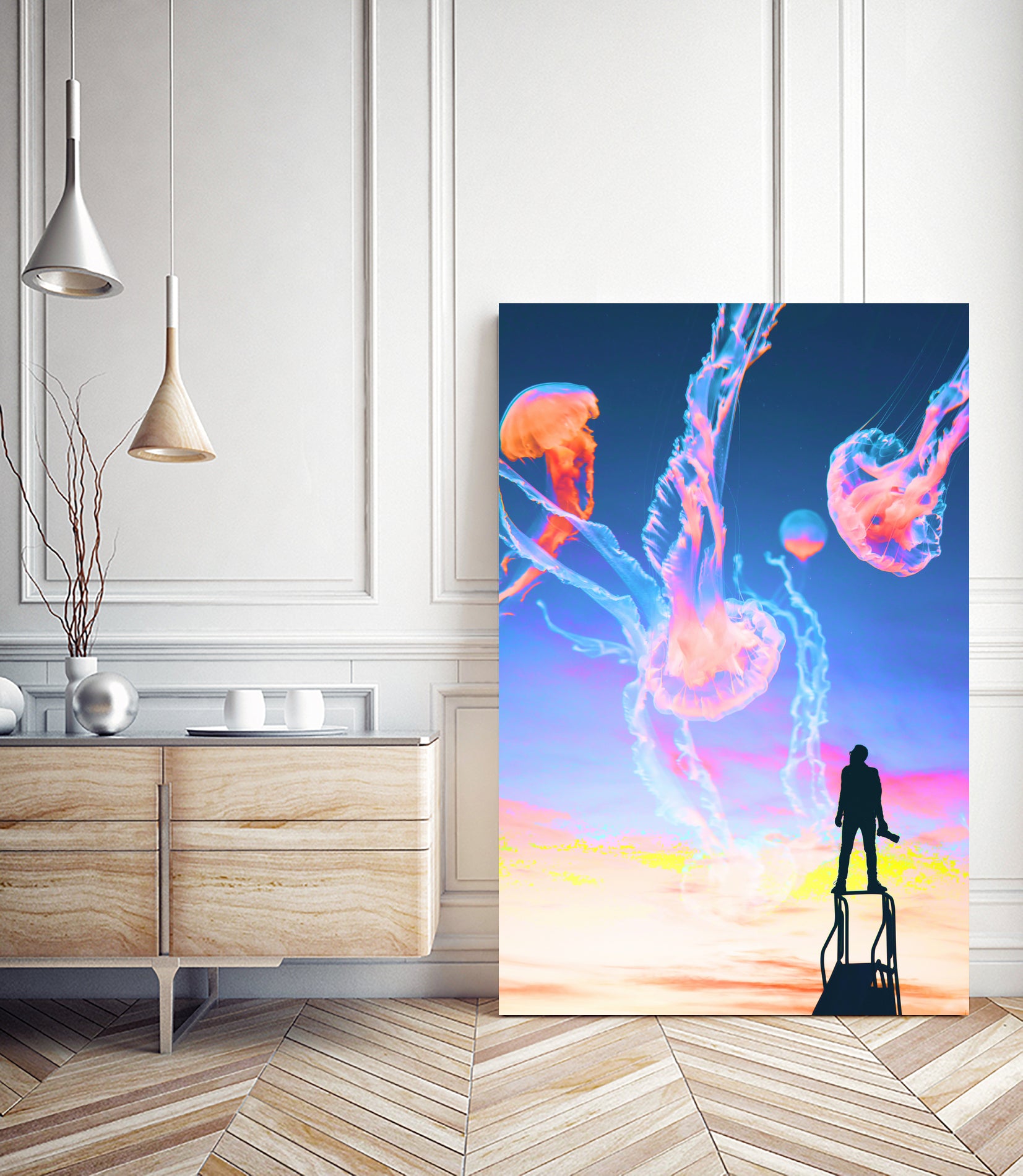 Jelly Clouds Assemblage by Aesthetic Vaporwave on GIANT ART - blue photo illustration