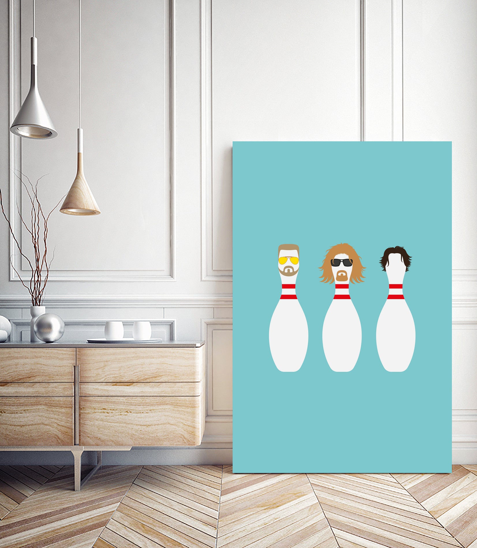 Bowling Dudes by Viktor Hertz on GIANT ART - white vector illustration