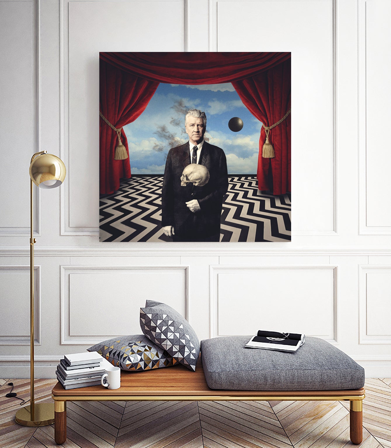 Lynch Vs Magritte by giuseppe conti on GIANT ART - black digital painting