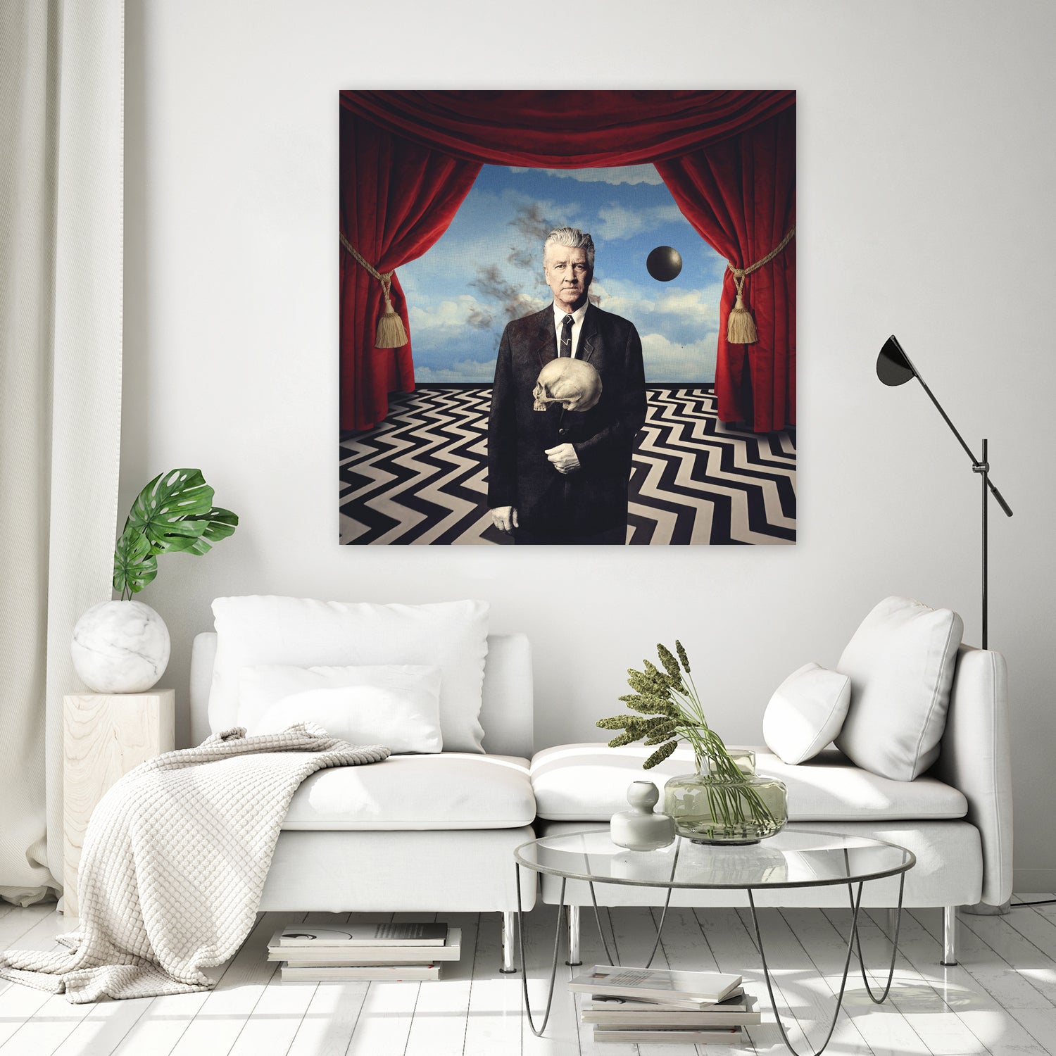 Lynch Vs Magritte by giuseppe conti on GIANT ART - black digital painting