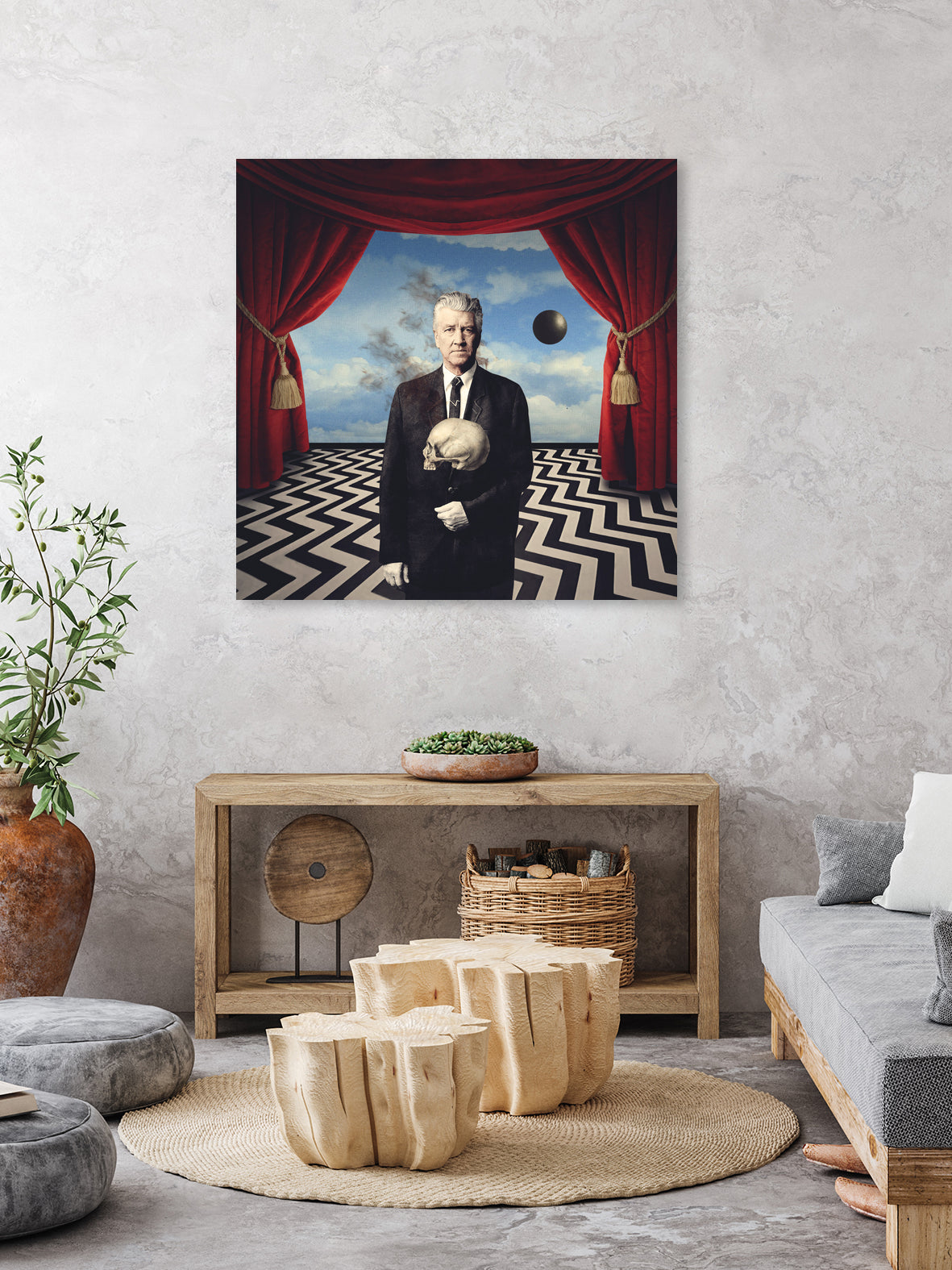Lynch Vs Magritte by giuseppe conti on GIANT ART - black digital painting