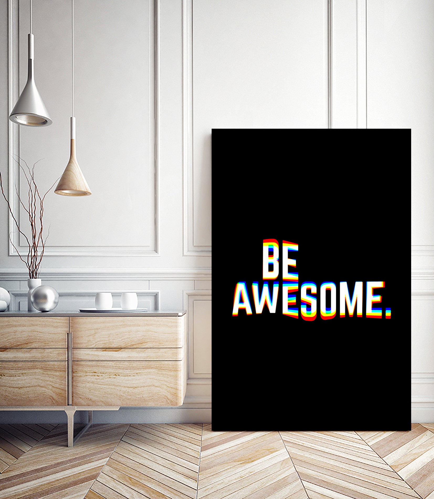 Be Awesome by Afif Quilimo on GIANT ART - black digital painting
