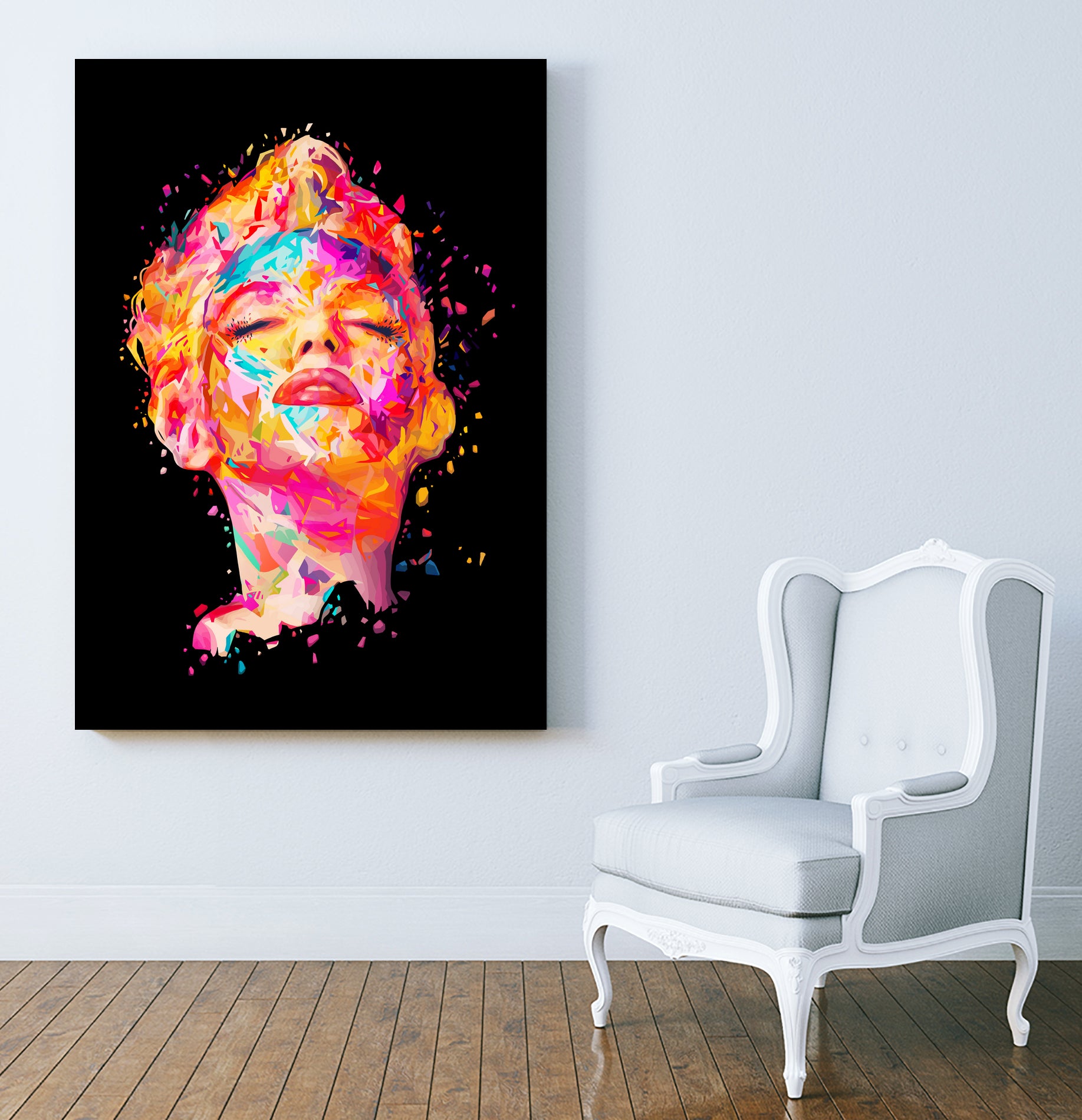 M by Alessandro Pautasso on GIANT ART - yellow digital painting