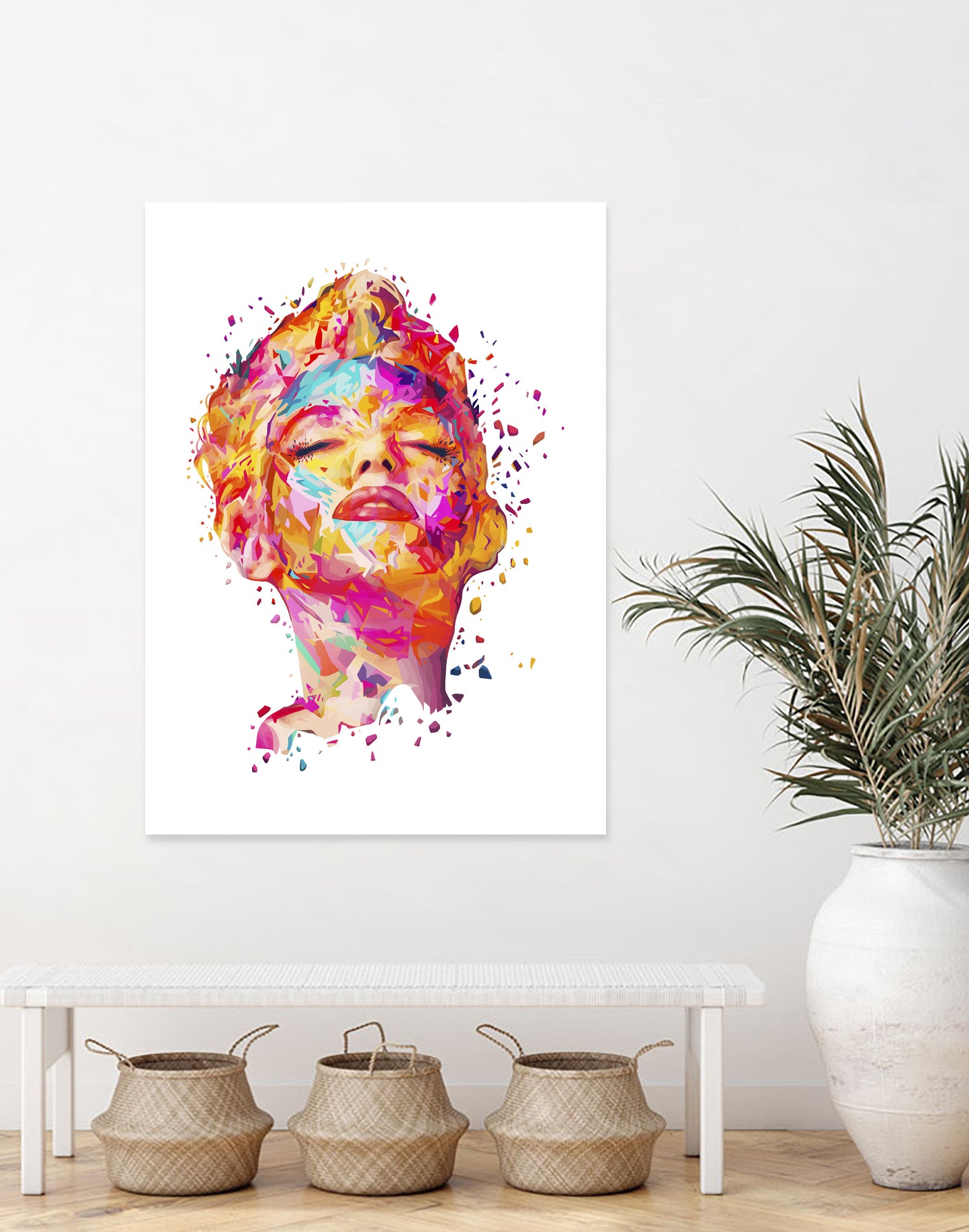 Marilyn White by Alessandro Pautasso on GIANT ART - white digital painting