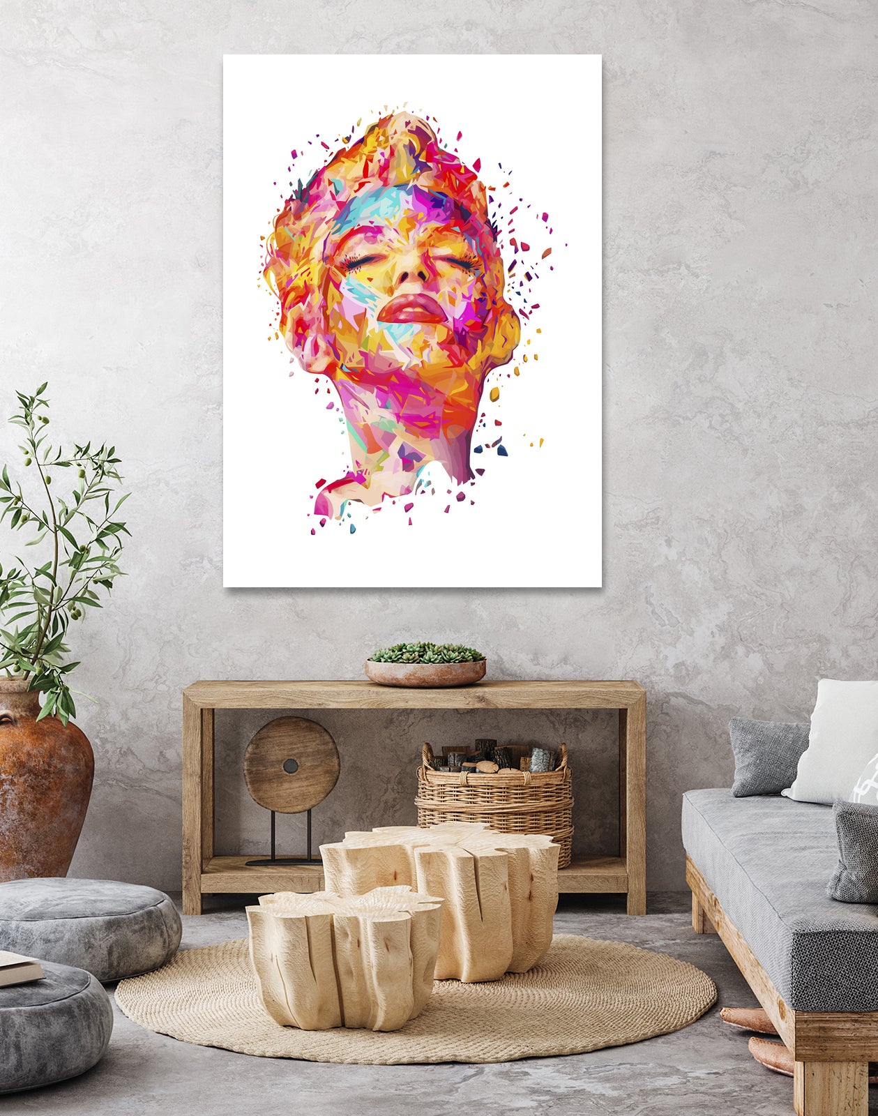 Marilyn White by Alessandro Pautasso on GIANT ART - white digital painting