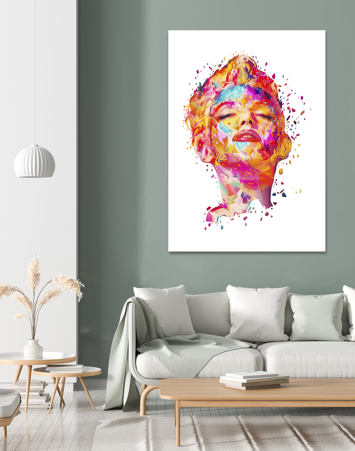 Marilyn White by Alessandro Pautasso on GIANT ART - white digital painting