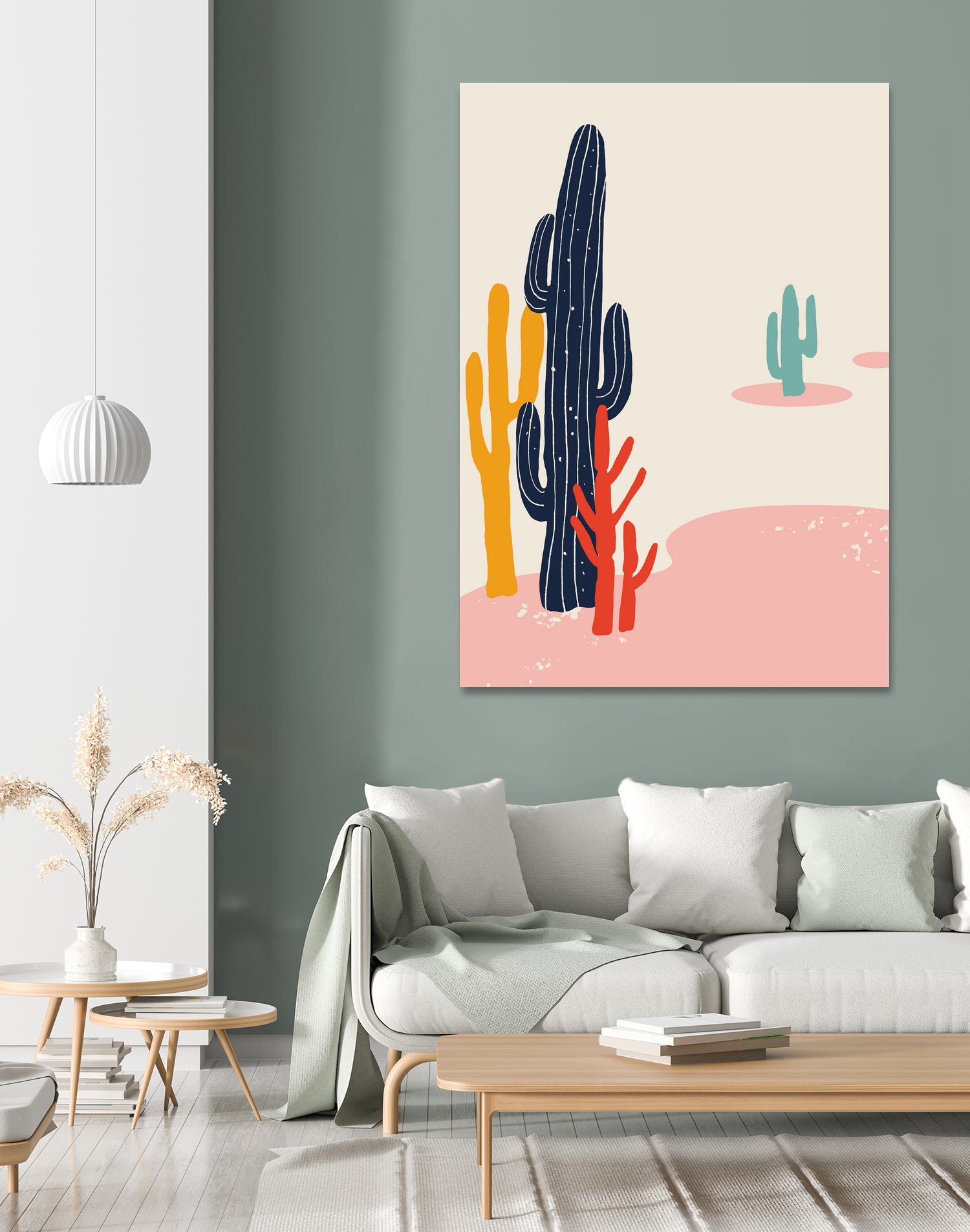 desert plants by TANG BEINAN on GIANT ART - yellow digital painting