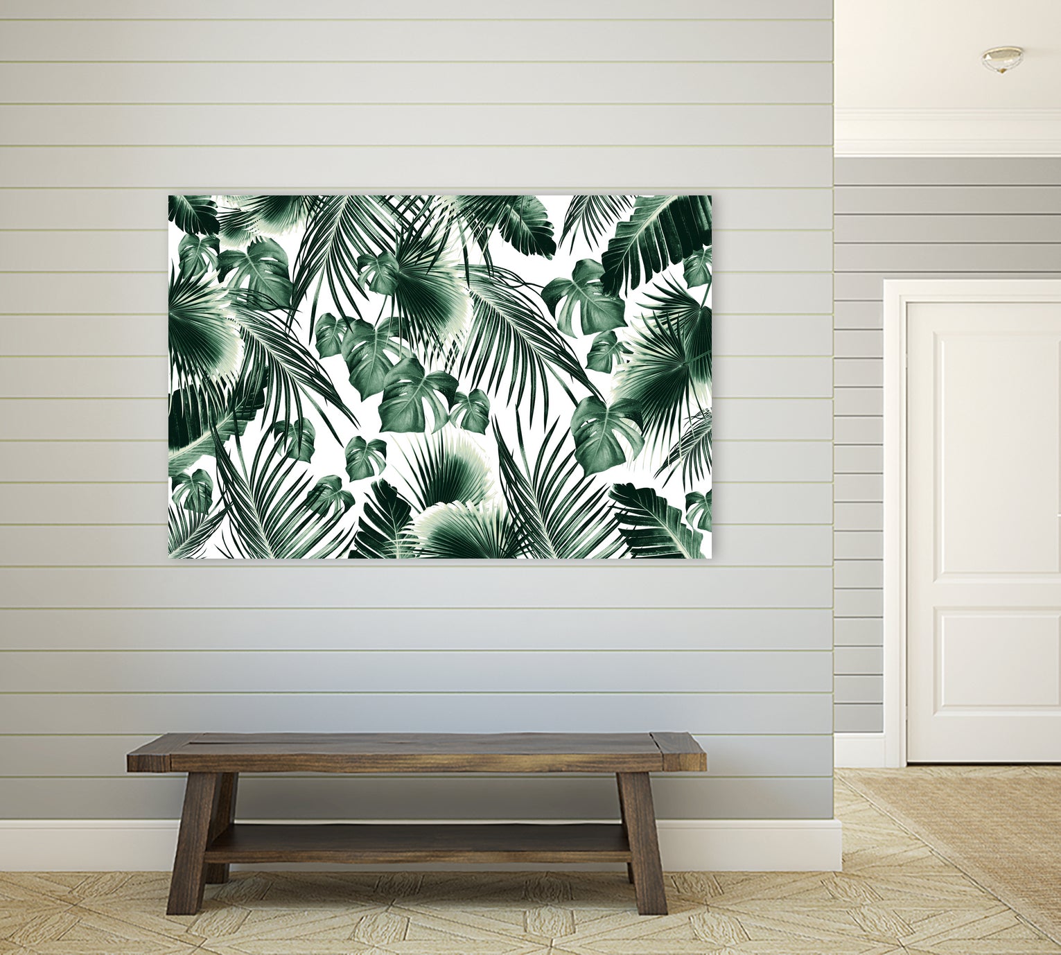Tropical Jungle Leaves 7  by Anitas Bellas Art on GIANT ART - green botanical leaves